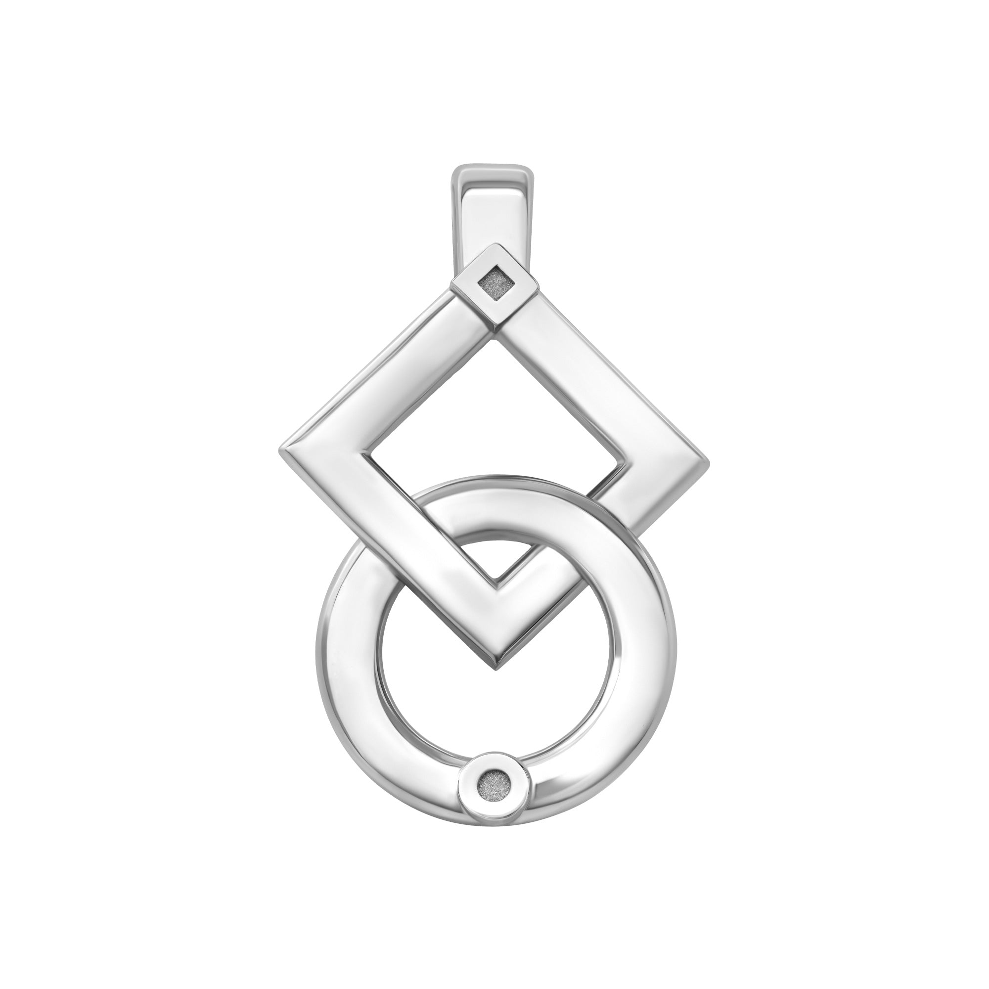 Pendentif inséparables medium en argent