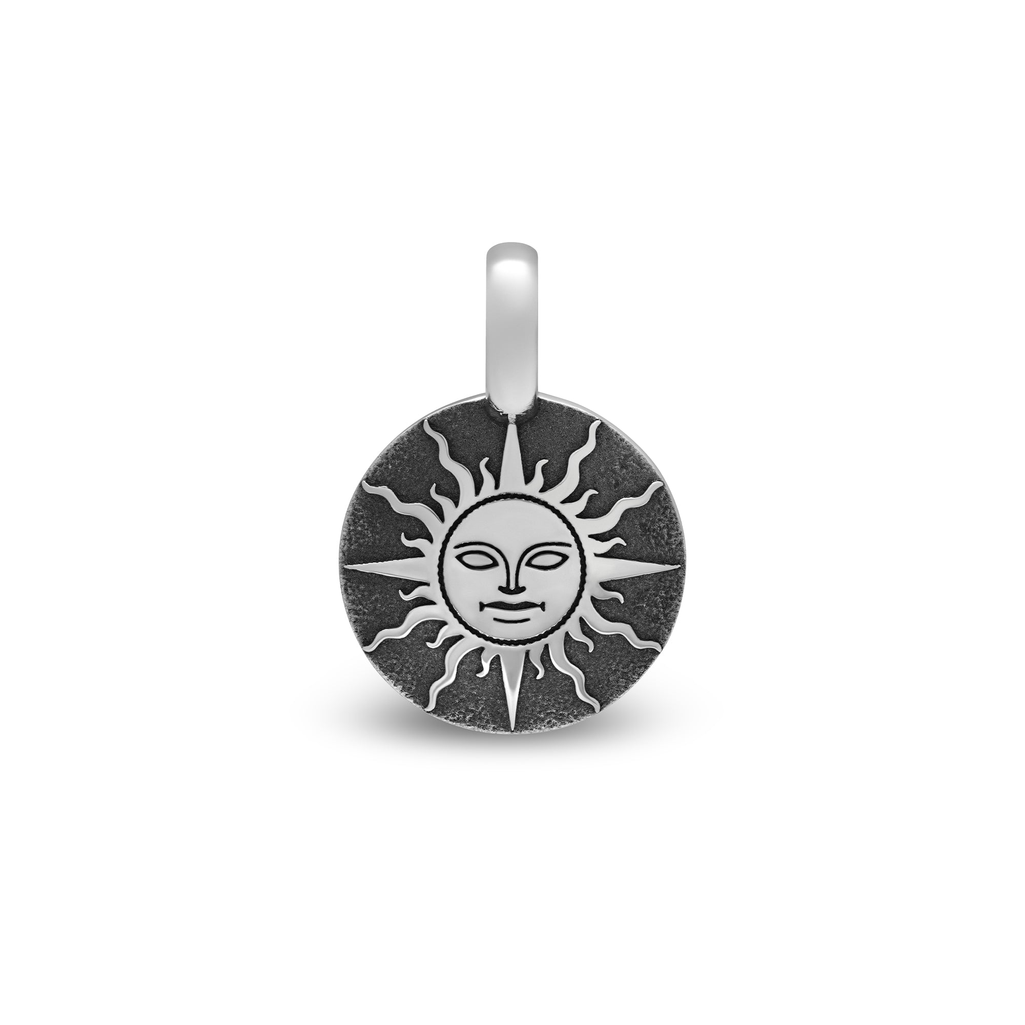 Médaille soleil en argent