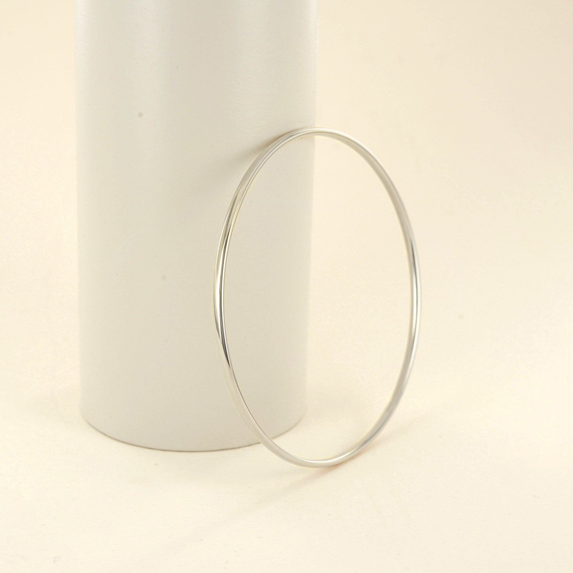 Bracelet jonc or champagne