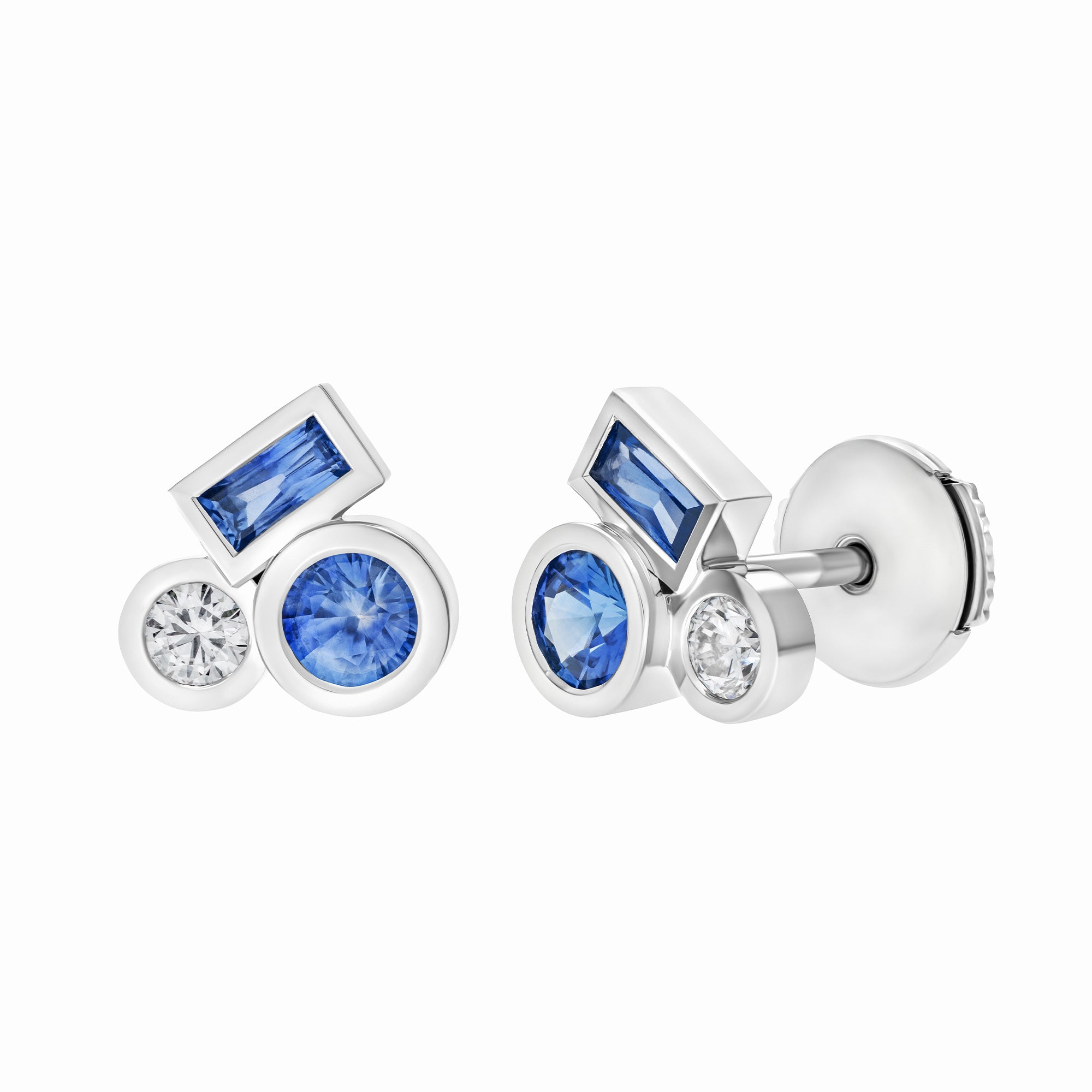 Boucles d'oreilles Marélie N°1 Bleue