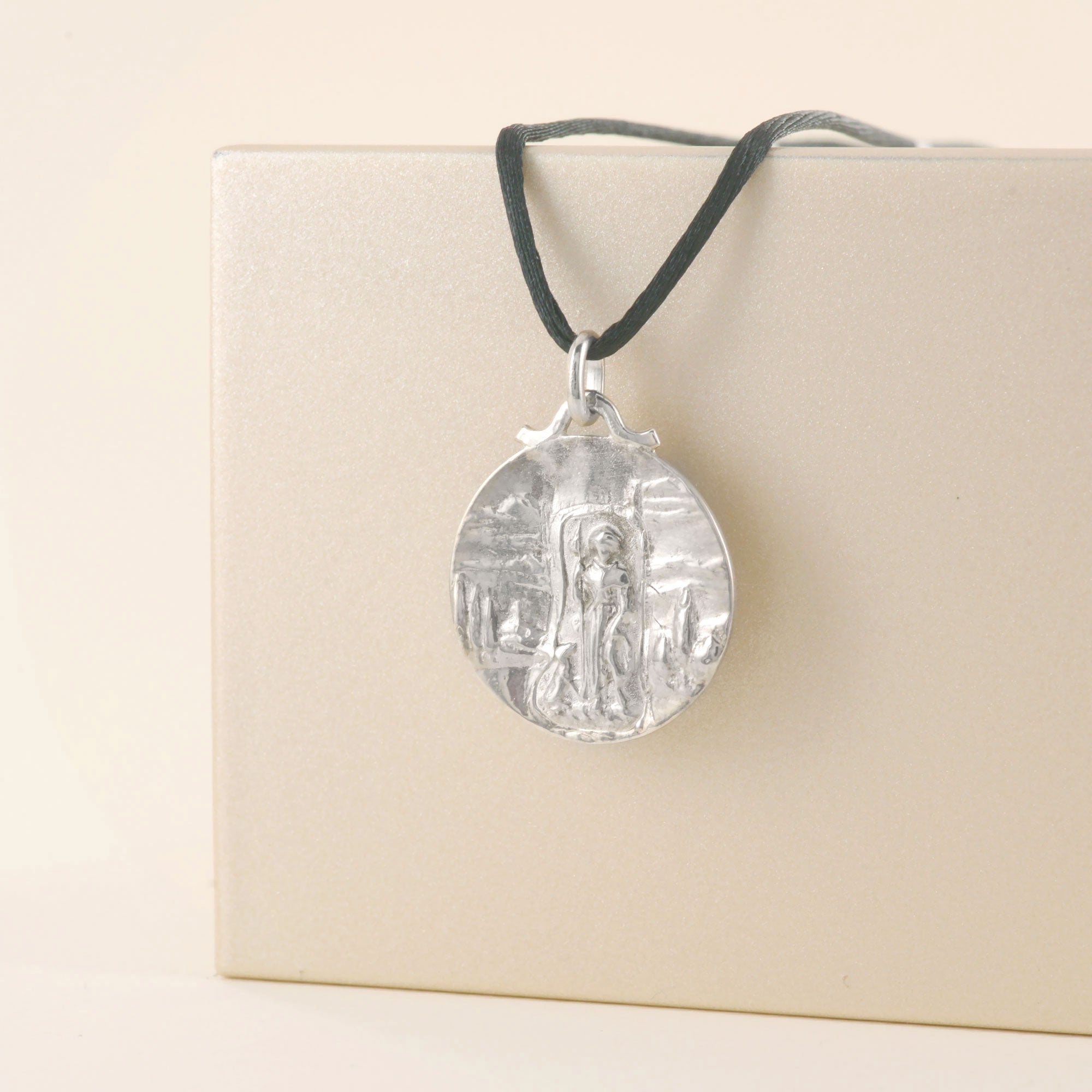 Médaille pèlerin en argent