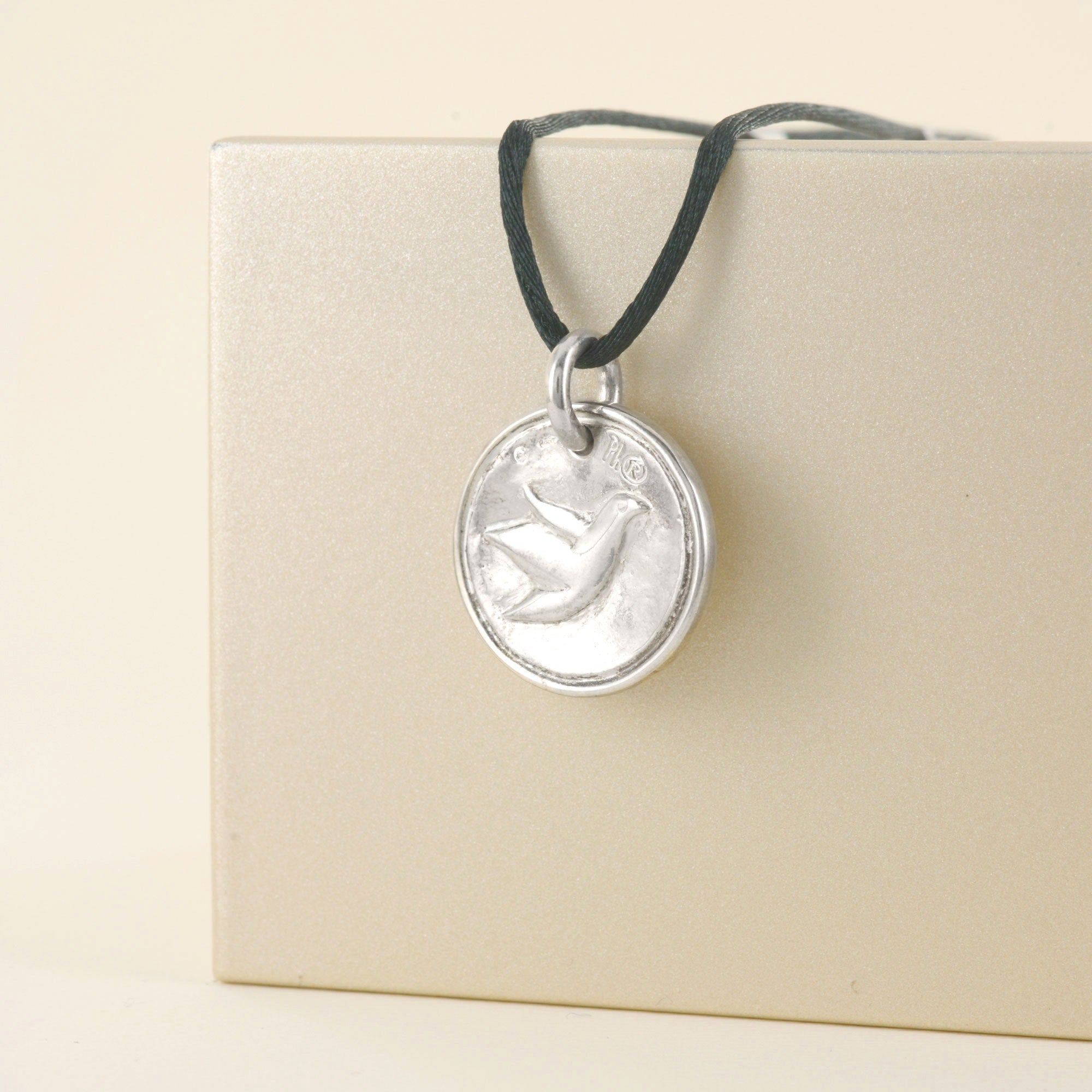 Médaille vénus & colombe en argent