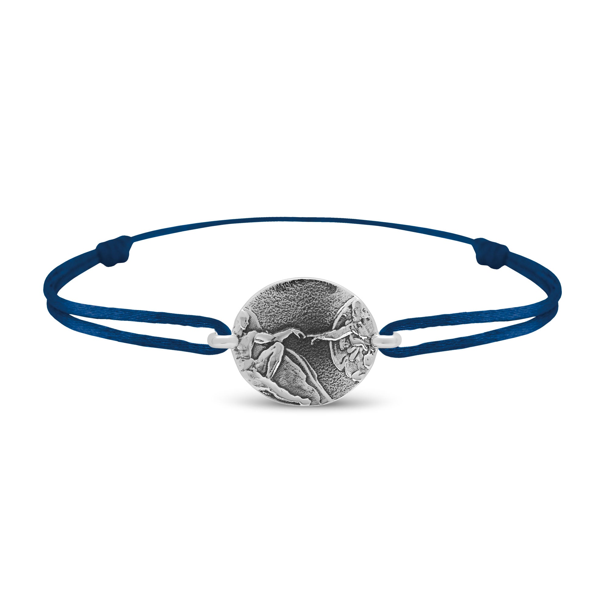 Bracelet lien création du monde en argent