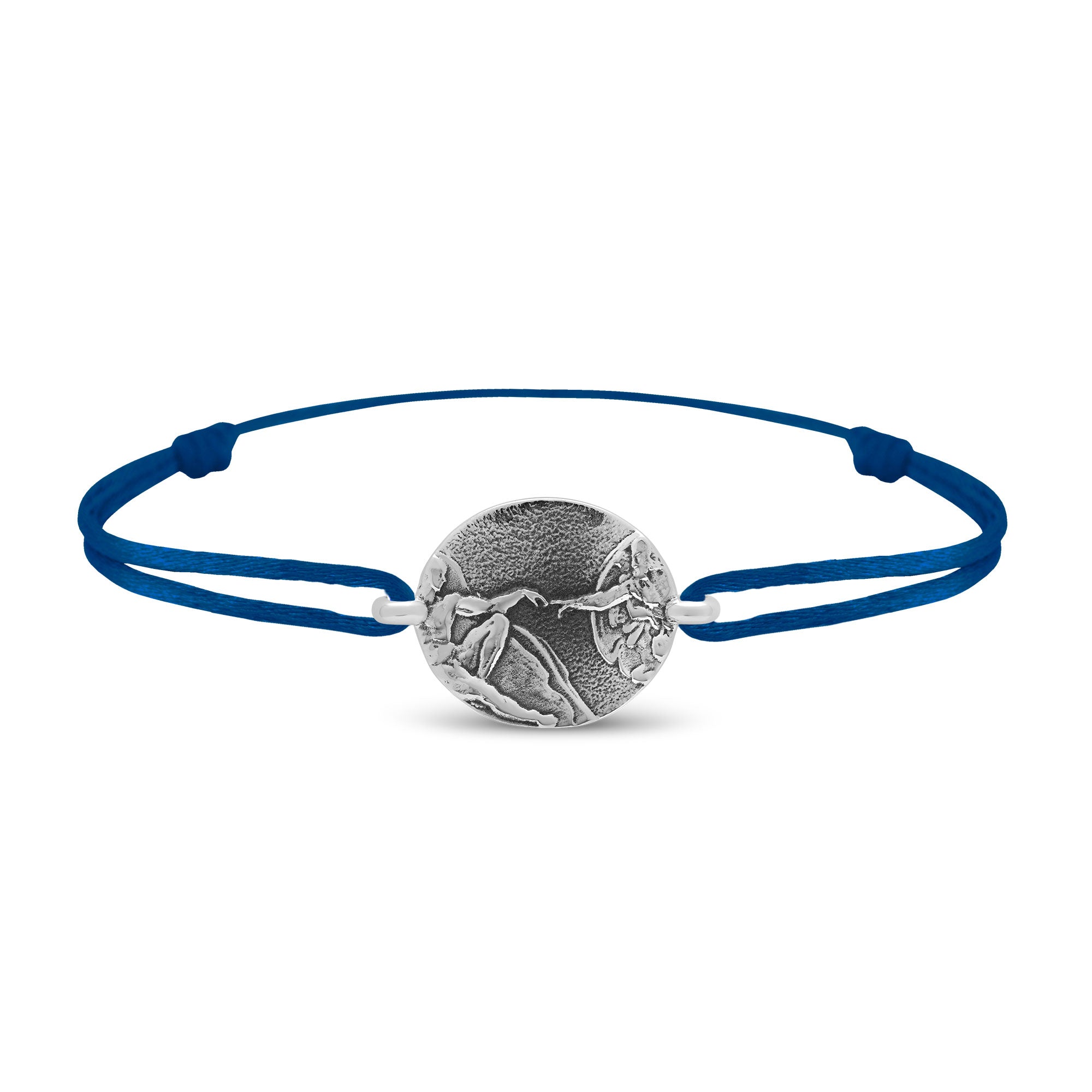 Bracelet lien création du monde en argent