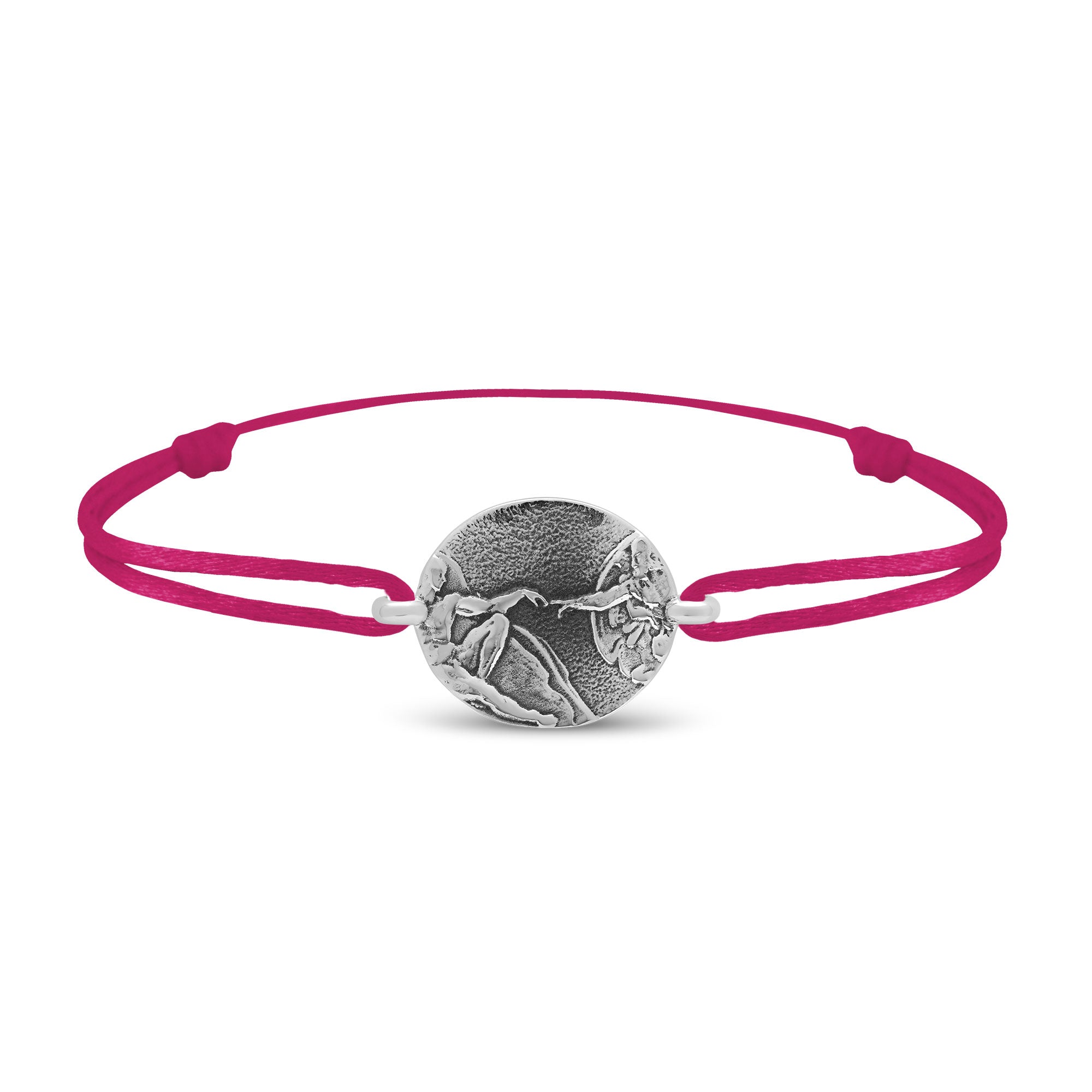 Bracelet lien création du monde en argent