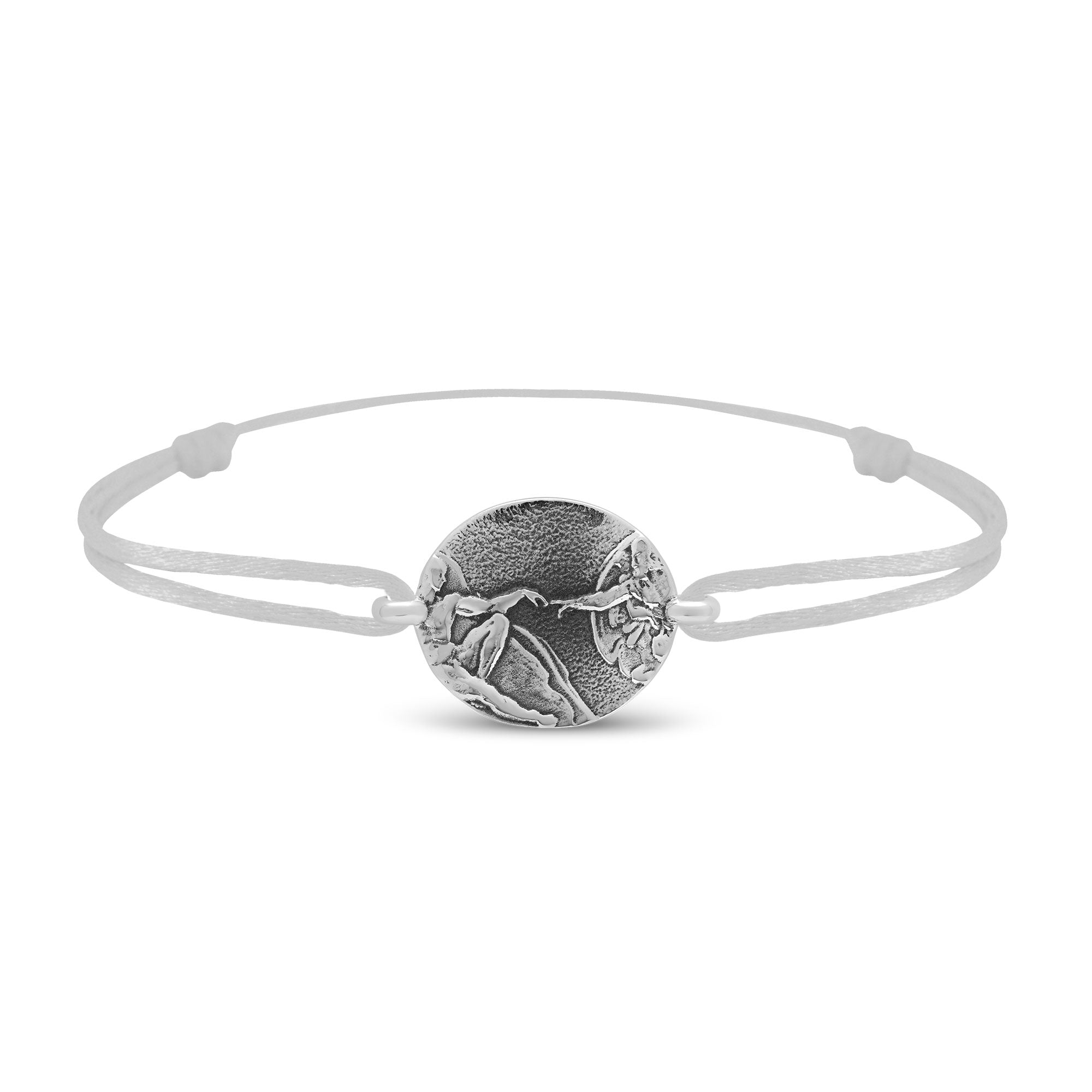 Bracelet lien création du monde en argent