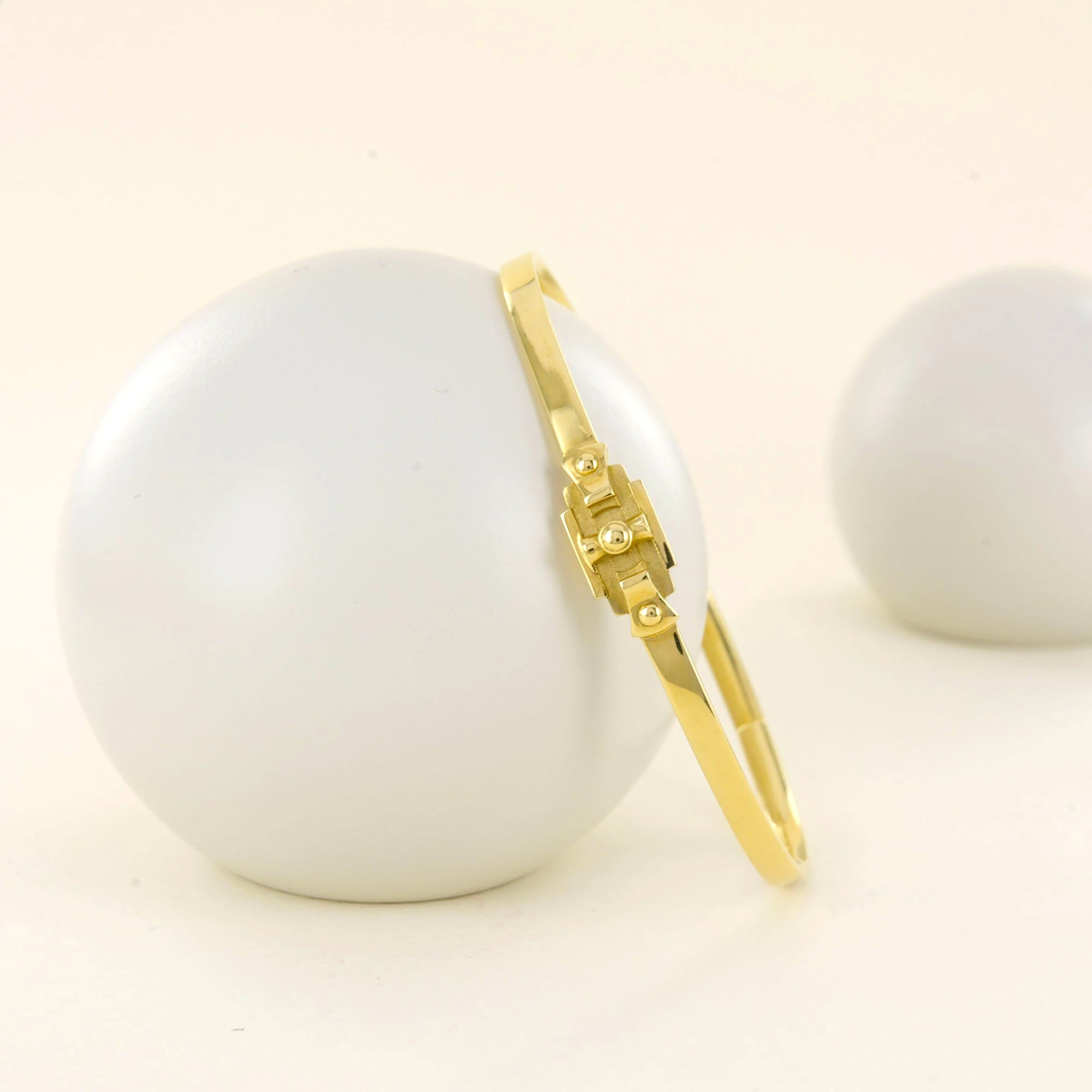 Bracelet jonc free en or jaune