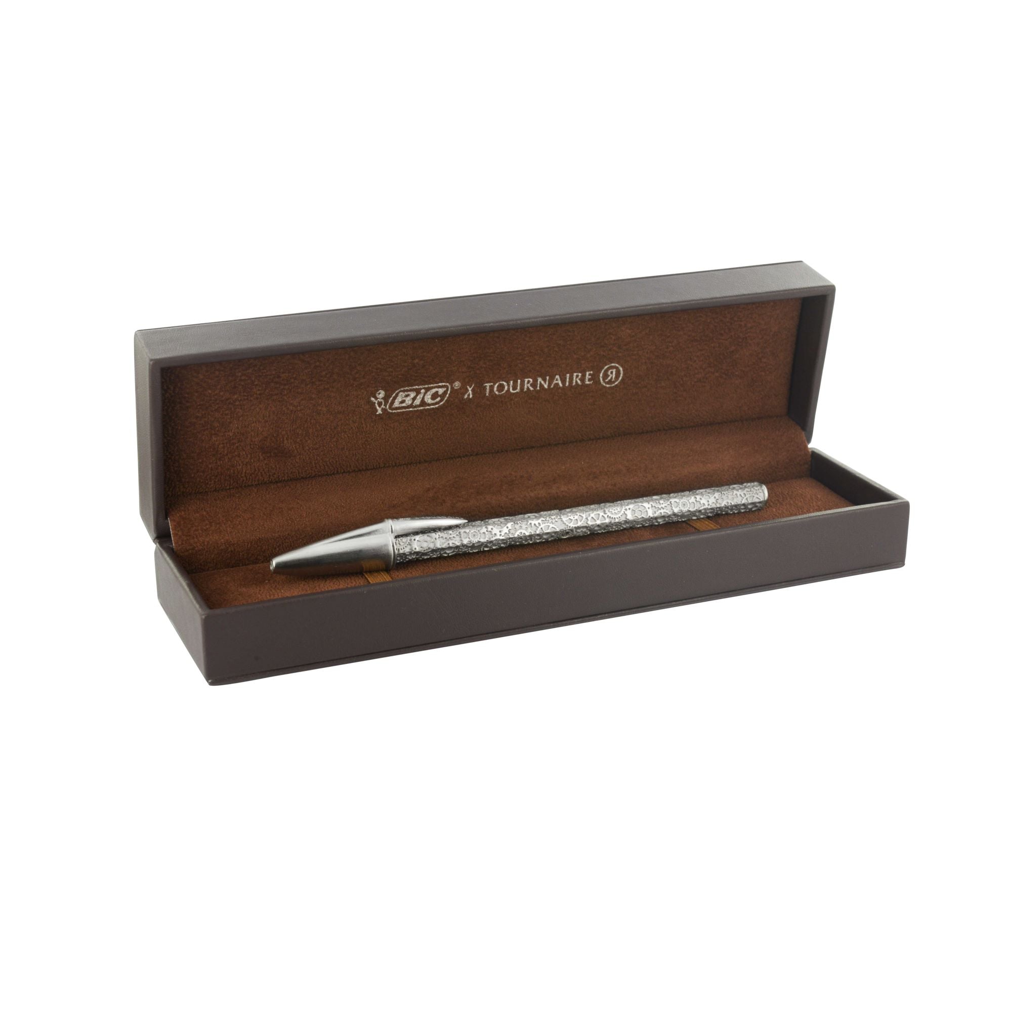 Bic cristal engrenages blanc