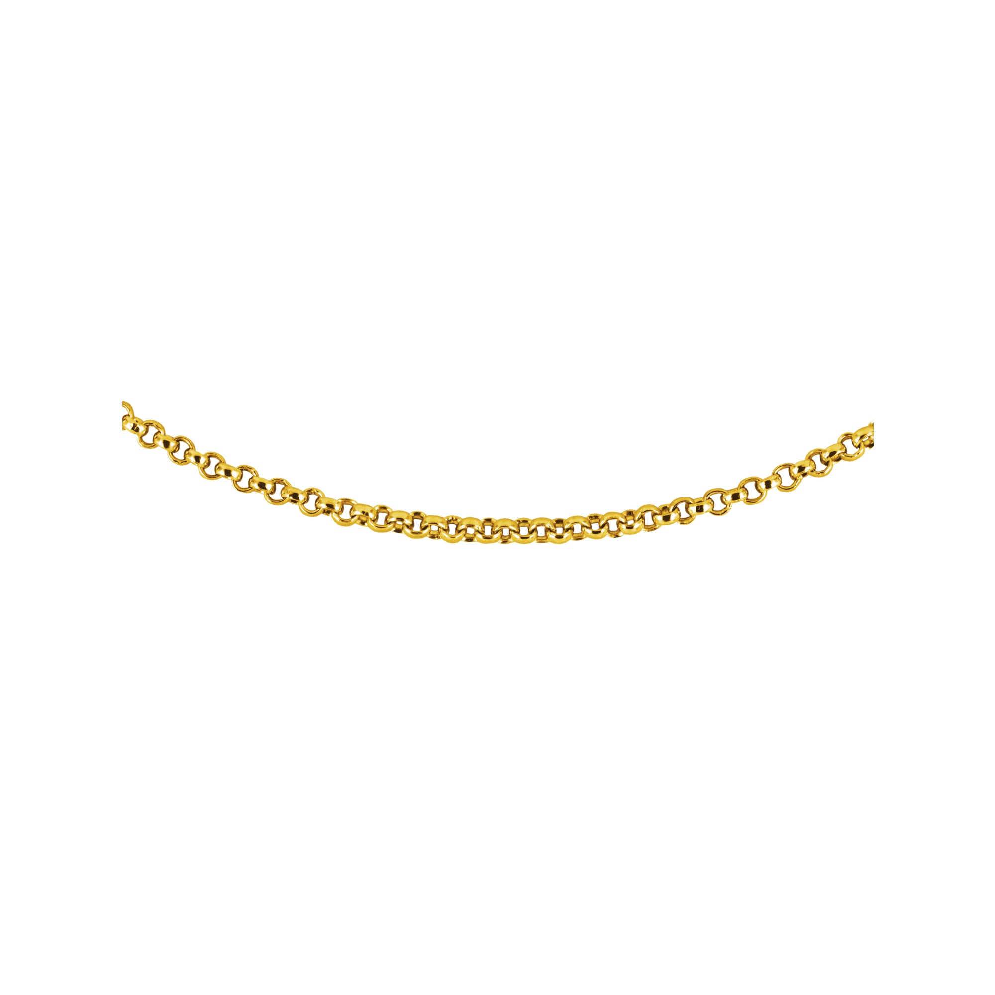 Jaseron 1 chain Tournaire in yellow gold