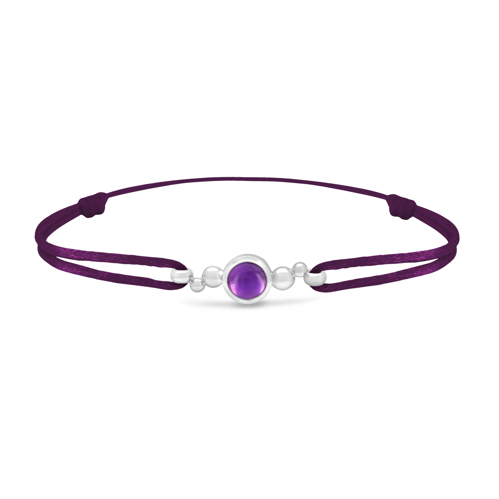 Bracelet Pétillante en or et améthyste