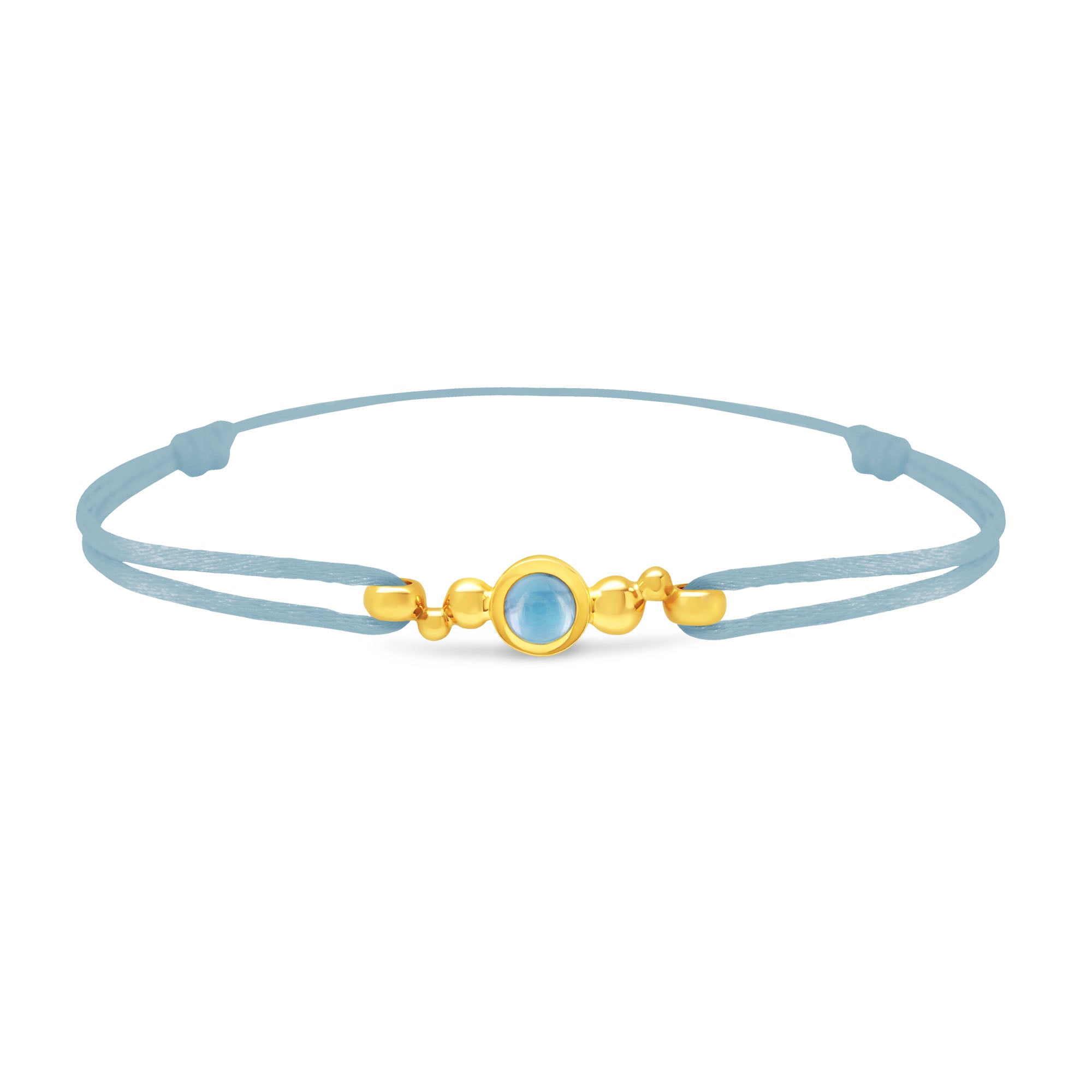 Bracelet Pétillante small en or et topaze