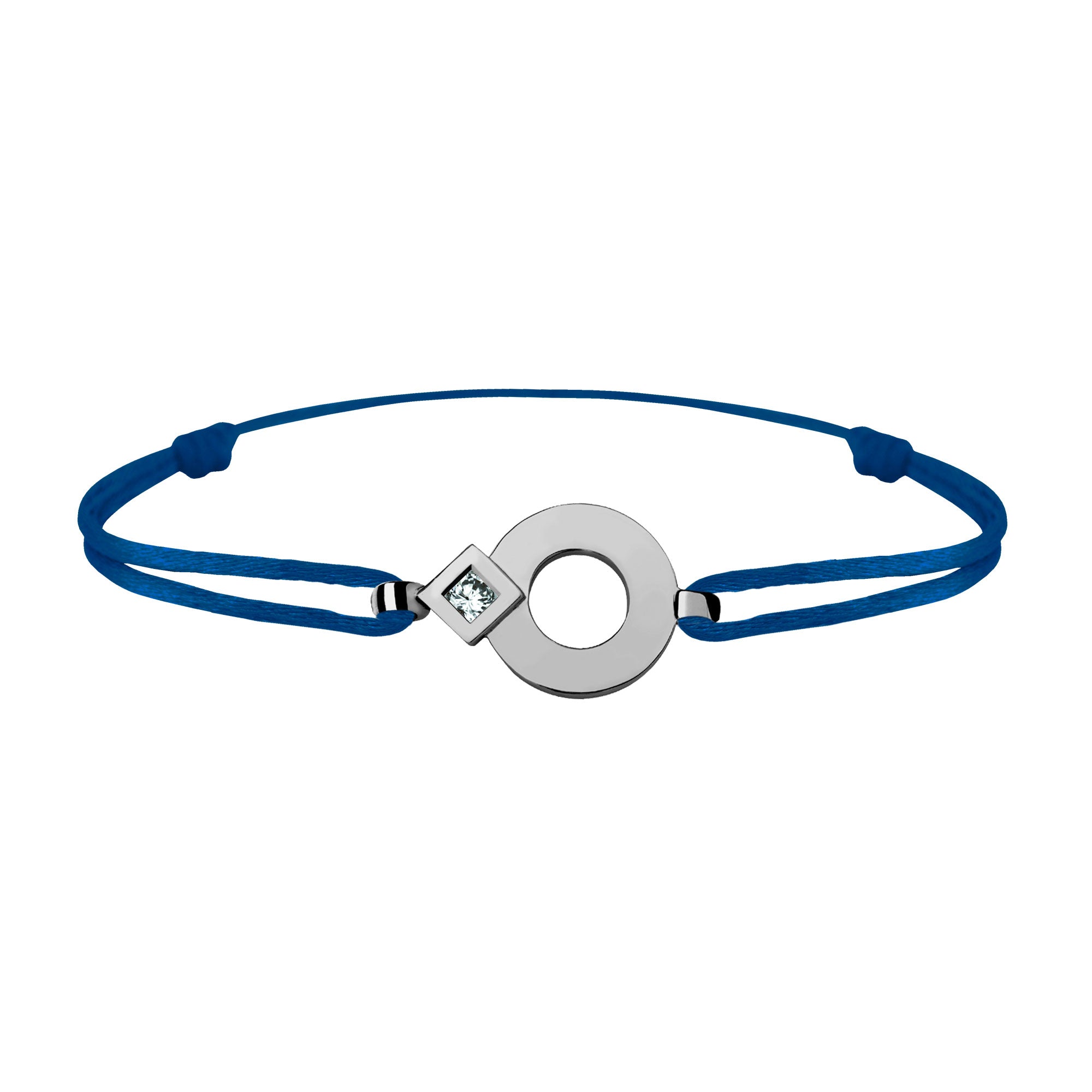 Tournaire gold and diamond link bracelet signe eclipse round