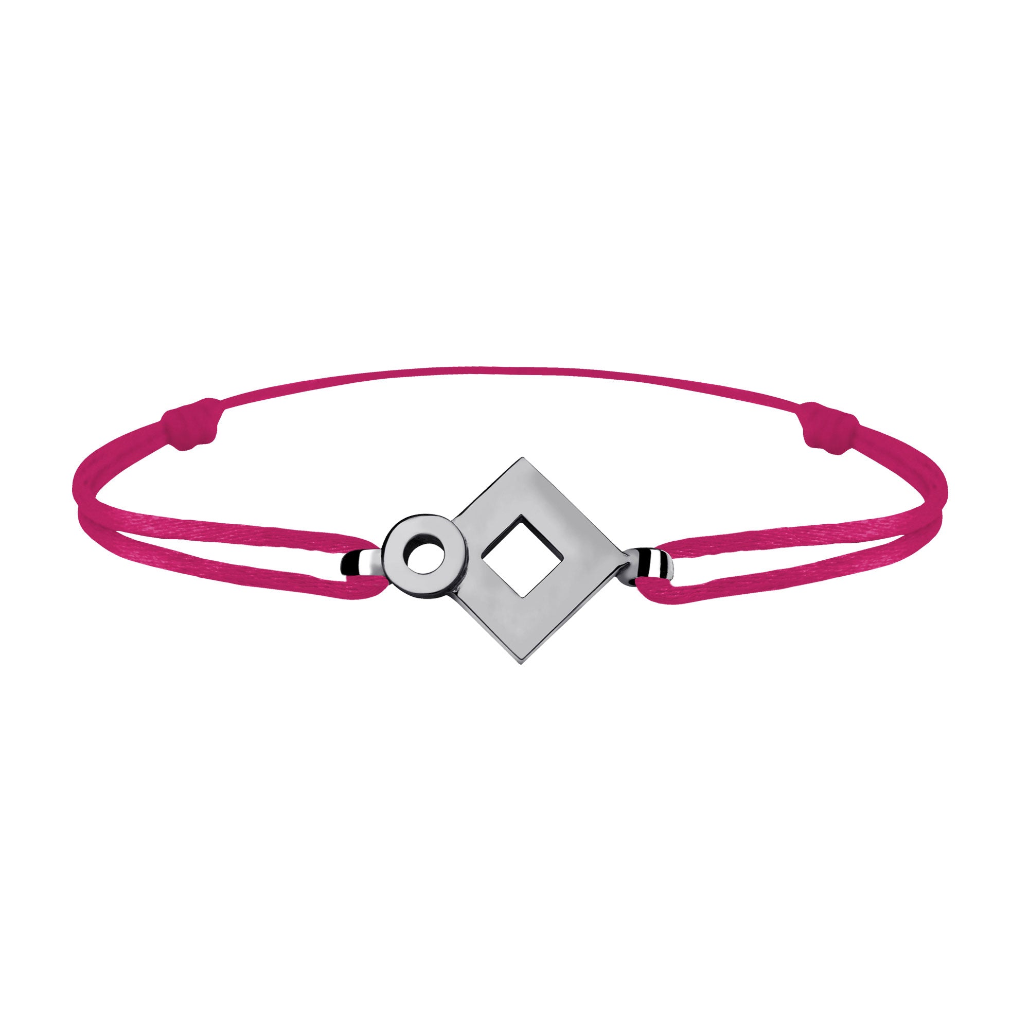 Bracelet lien Tournaire signe éclipse losange or