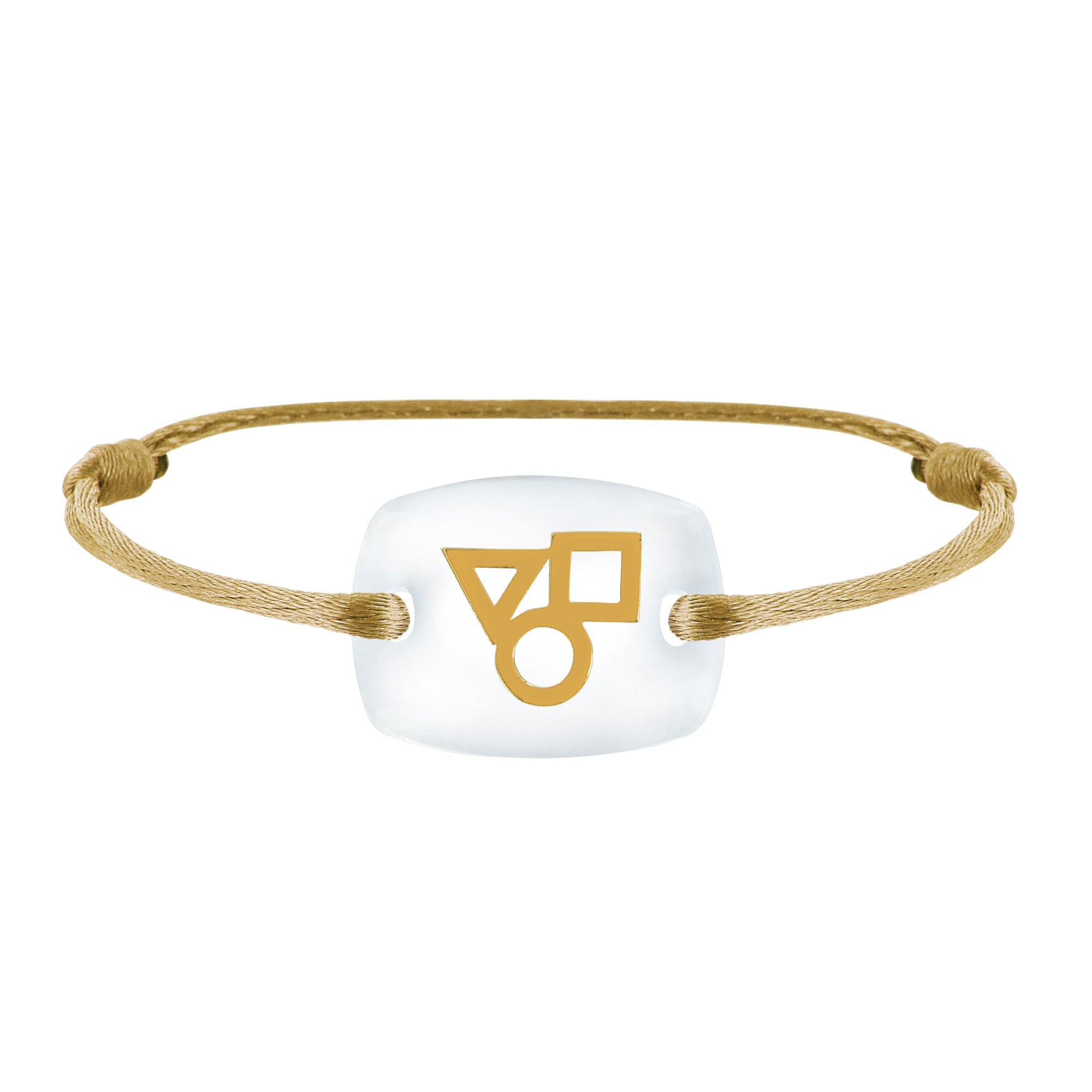 Bracelet trilogy link emotion in gold