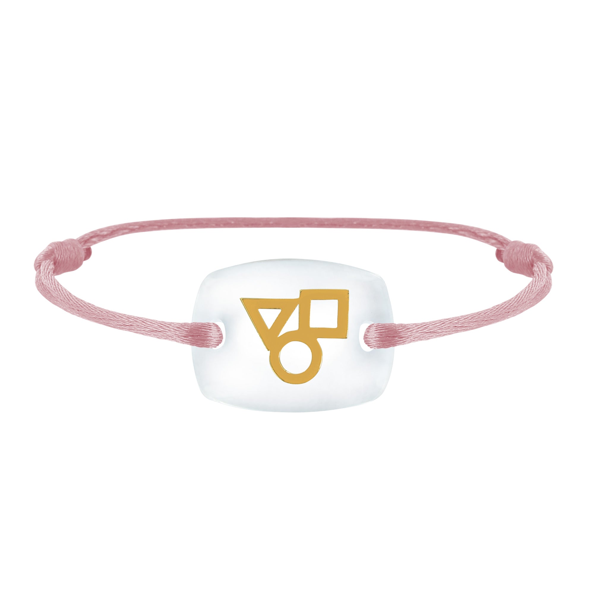 Bracelet trilogy link emotion in gold
