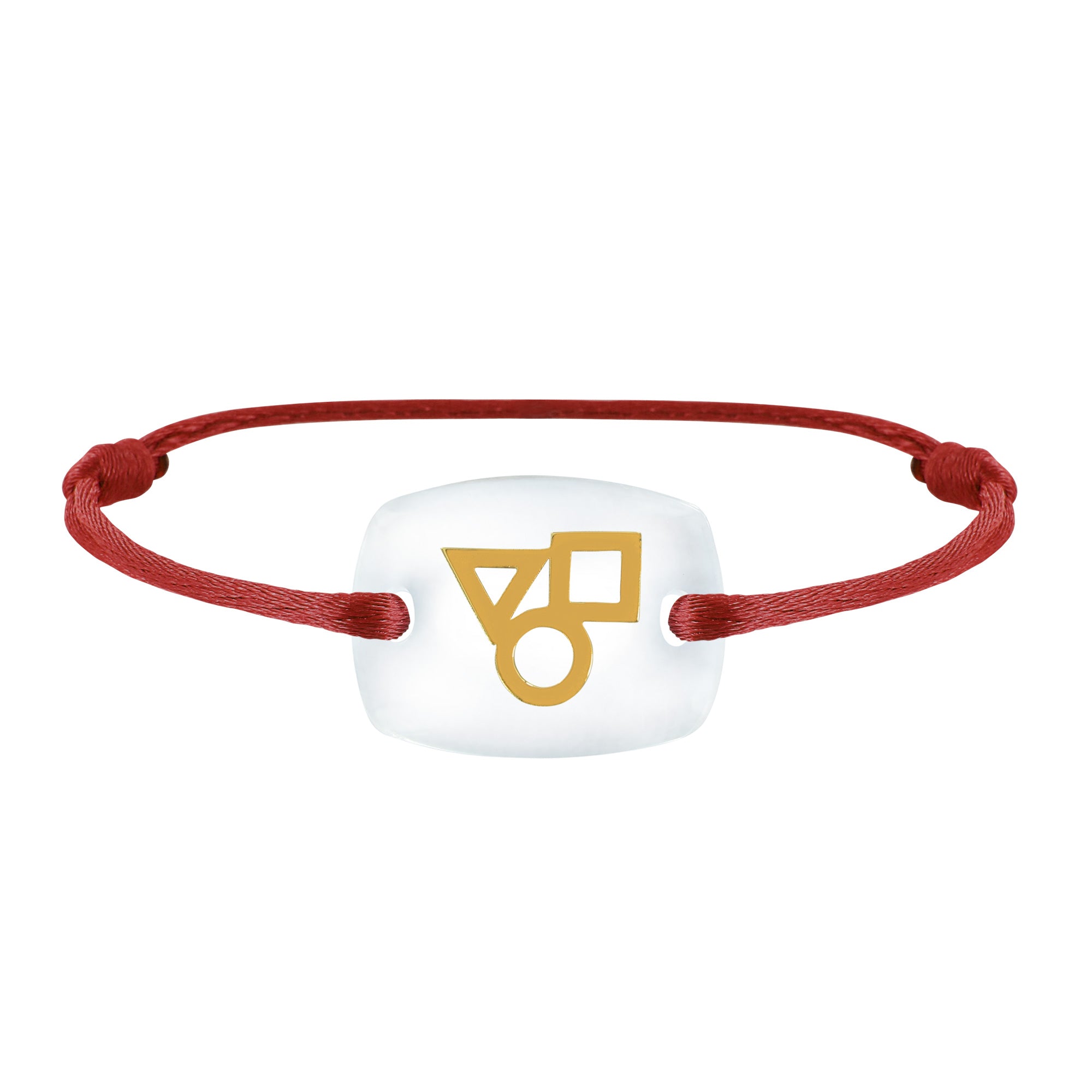 Bracelet trilogy link emotion in gold