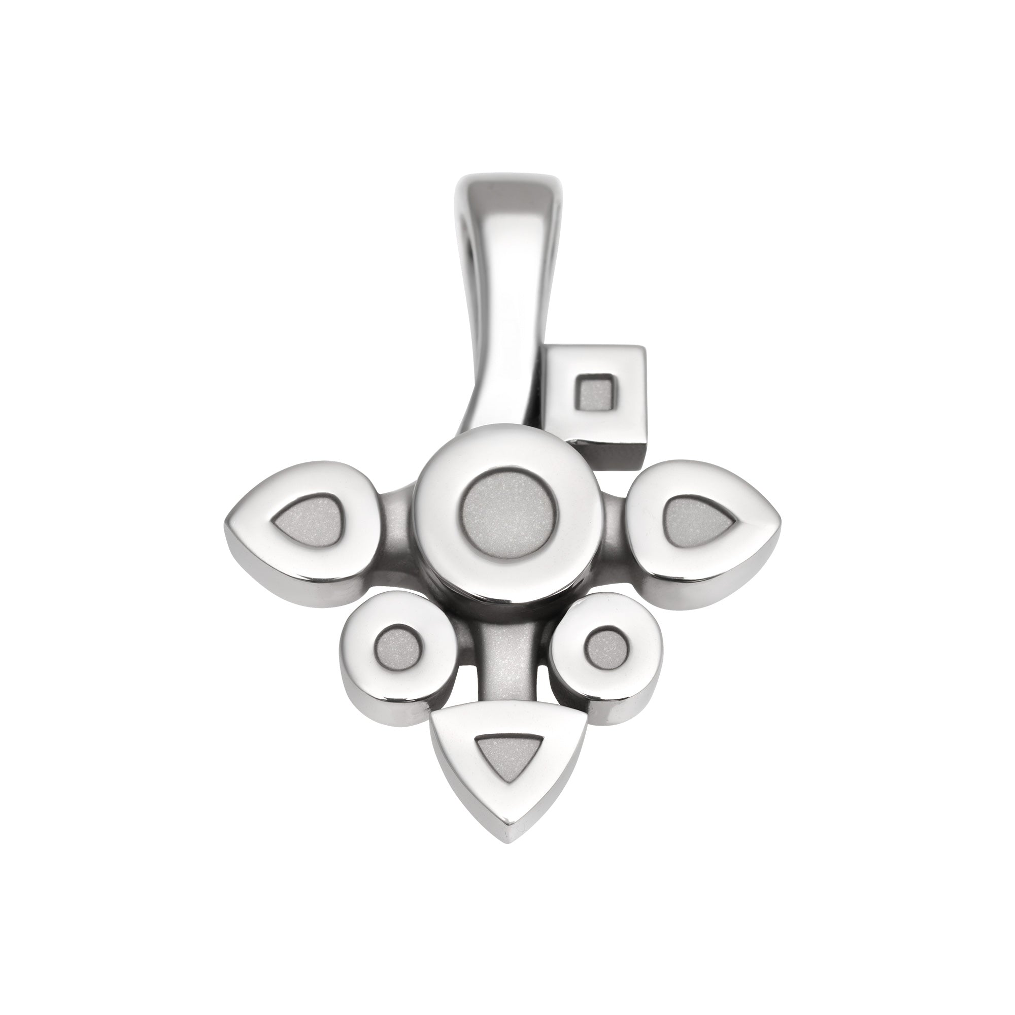 Daisy medium all-gold pendant