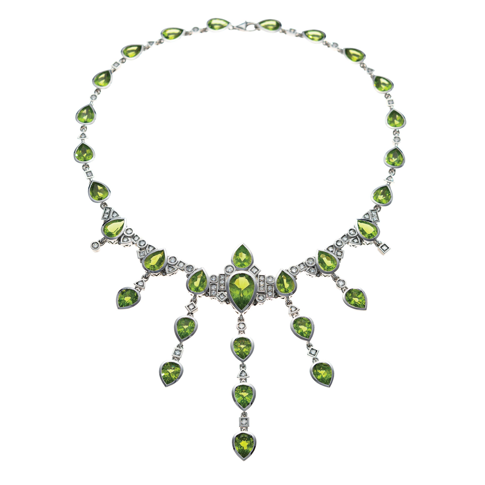 Peridot necklace