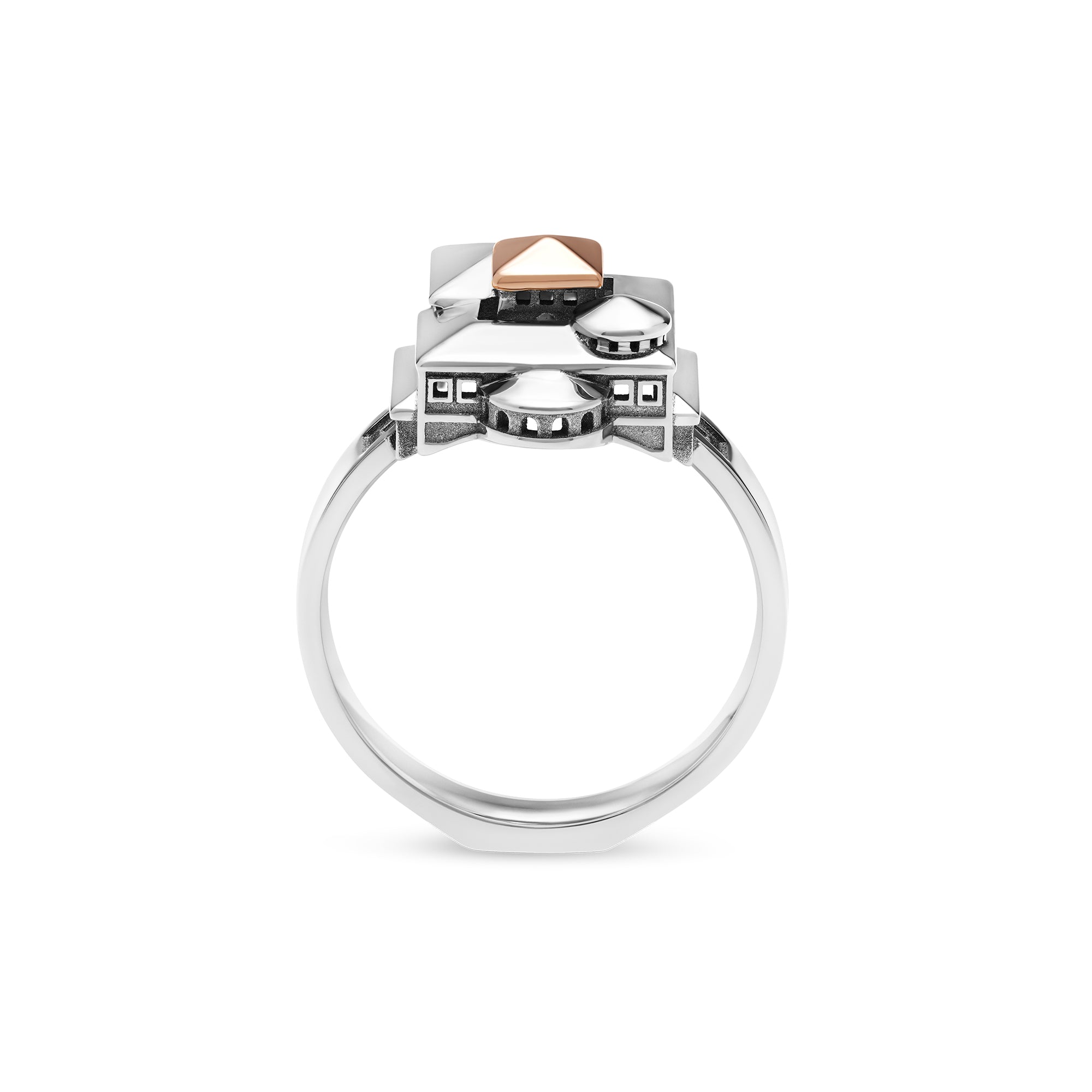 Bague Architecture Monastère Small en or