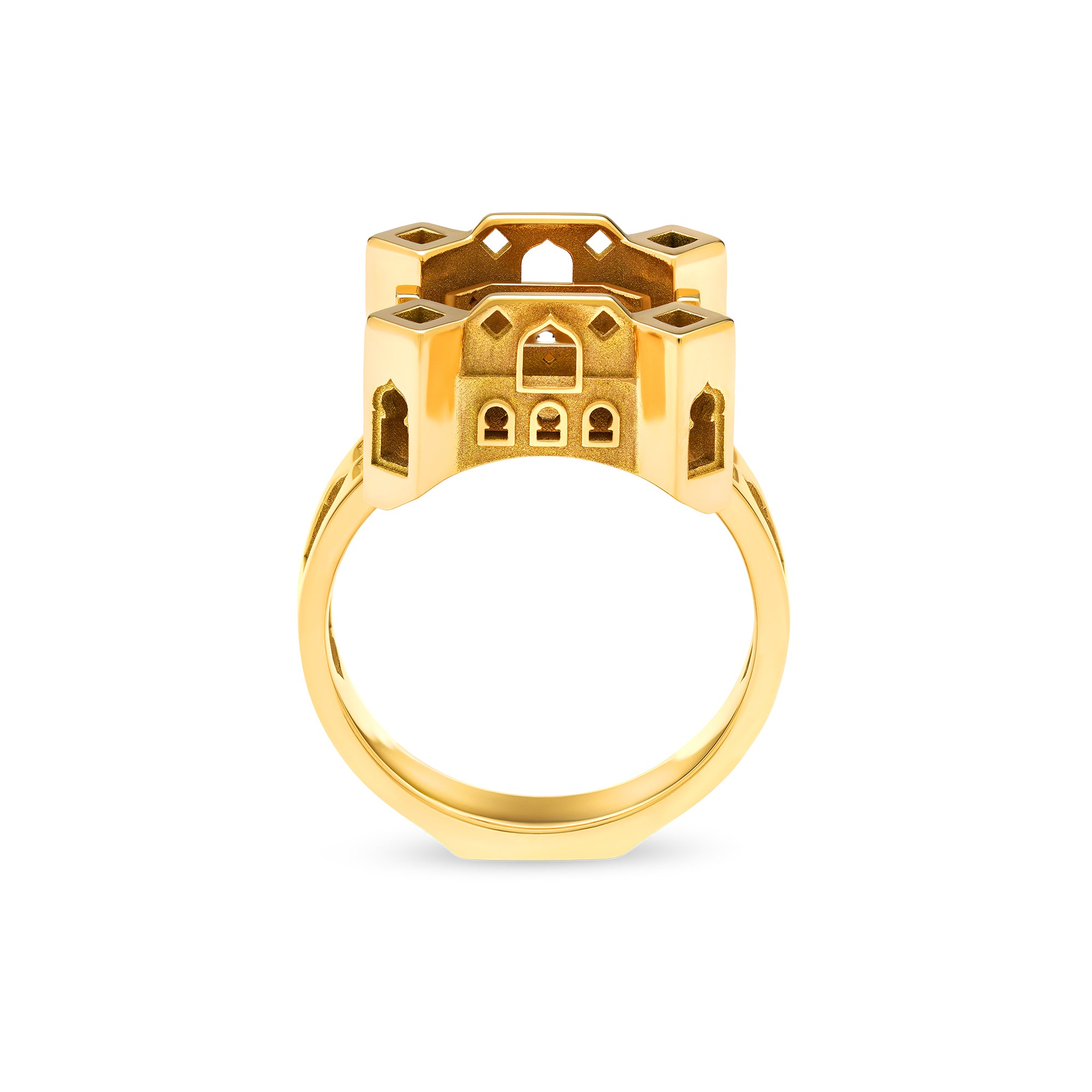 Bague Architecture Dubaï en or