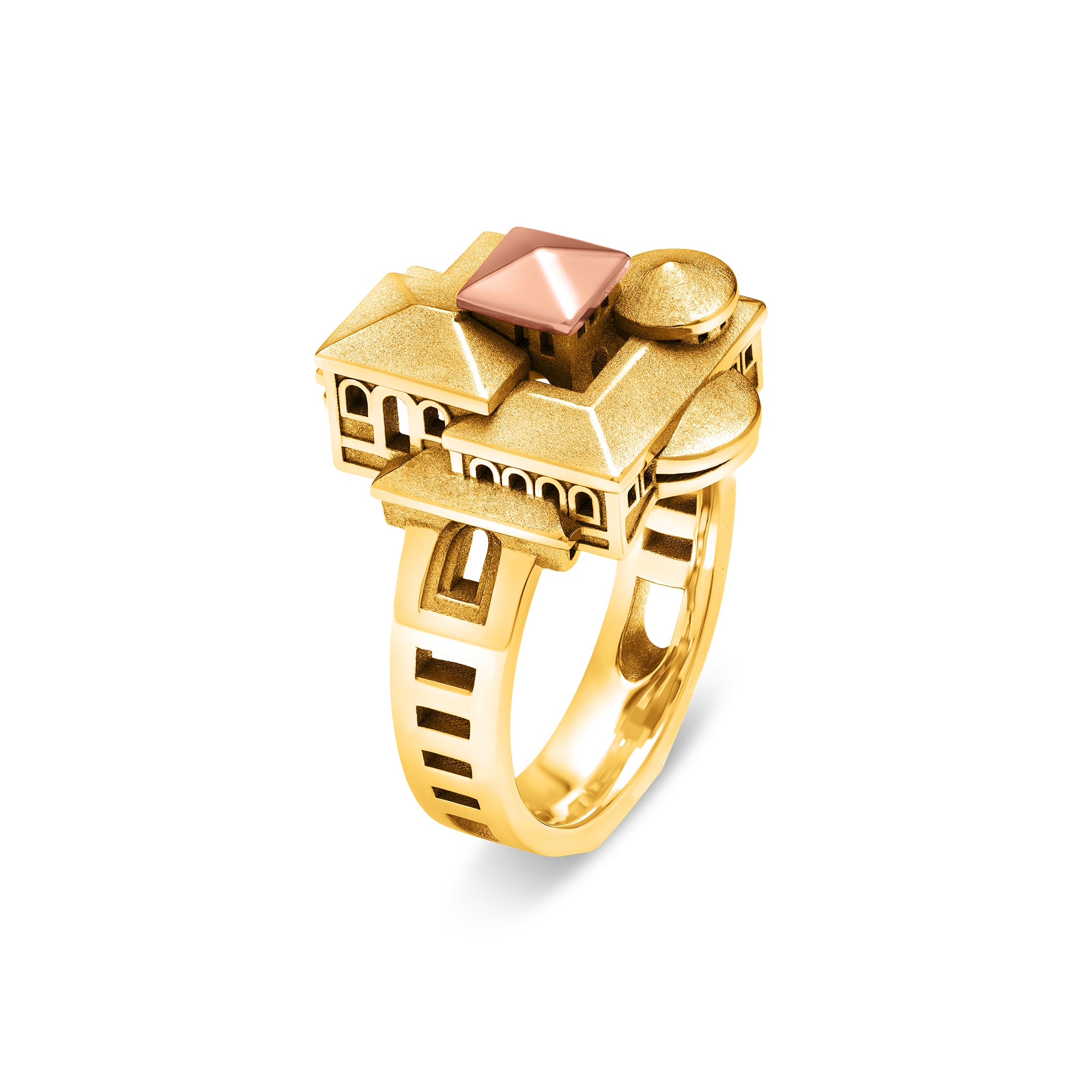 architecture gold monastery ring Tournaire