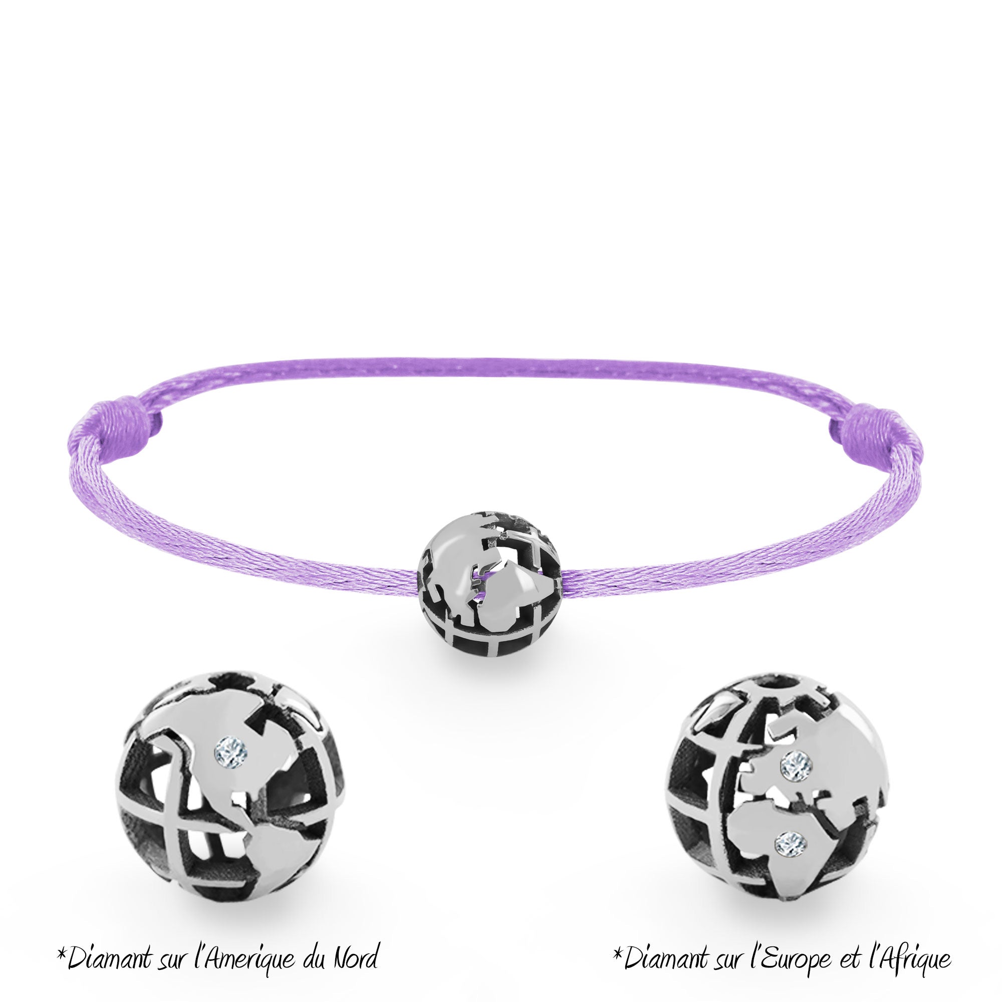 Bracelet Perle de voyage personnalisable
