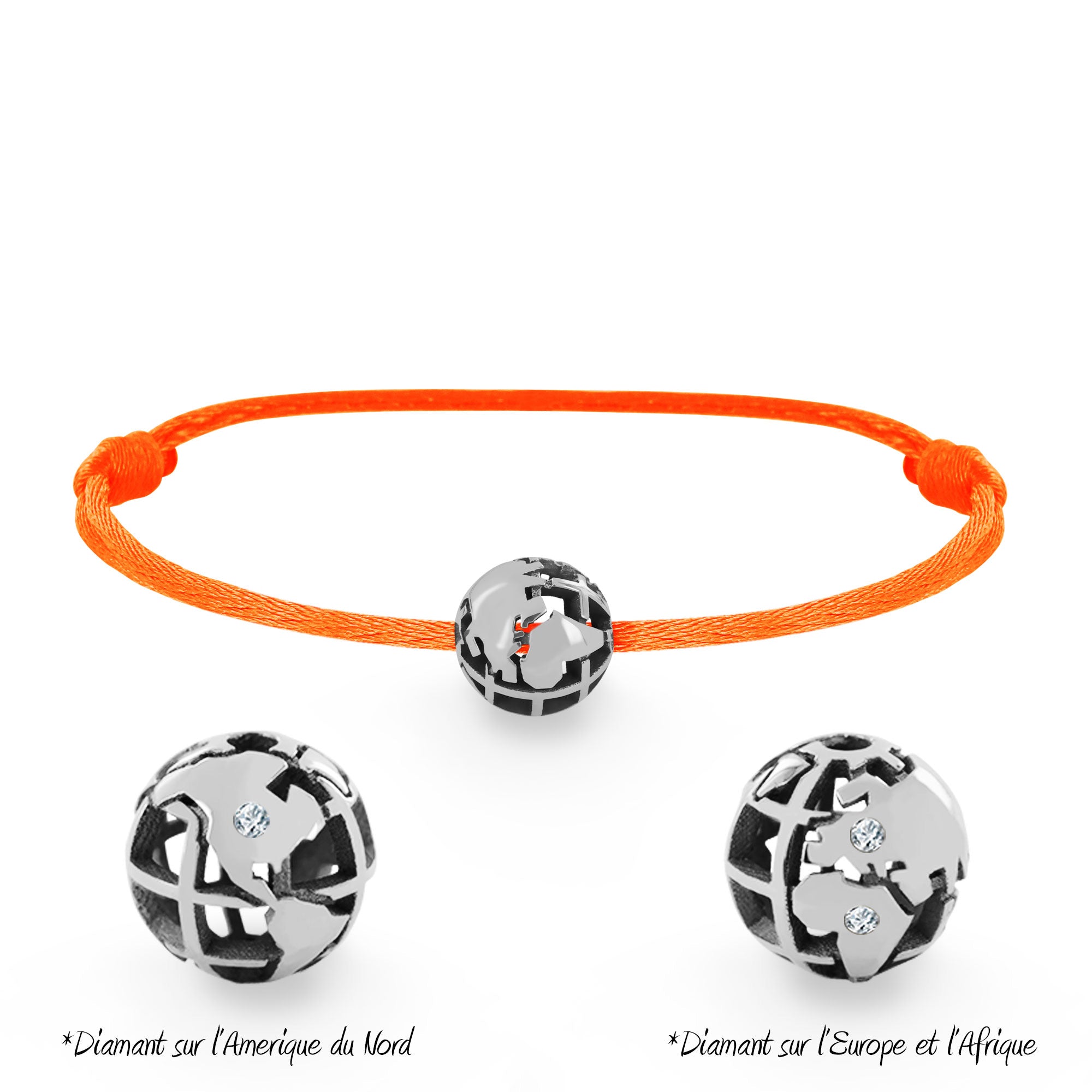 Bracelet Perle de voyage personnalisable