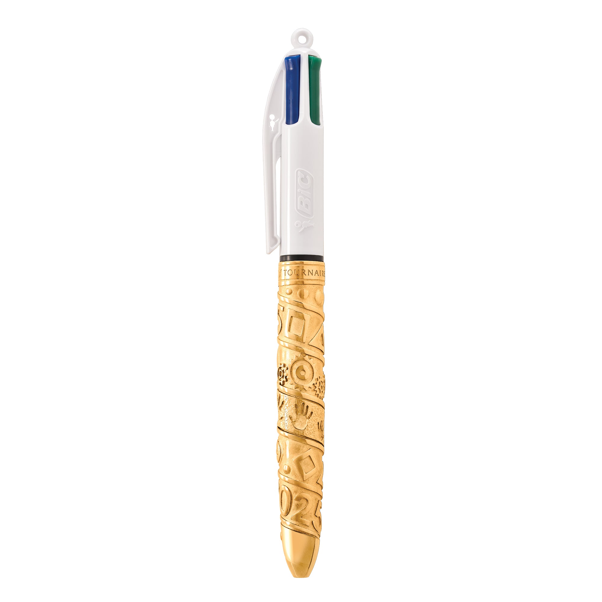 Bic 4 couleurs "bic x obut x tournaire" jaune