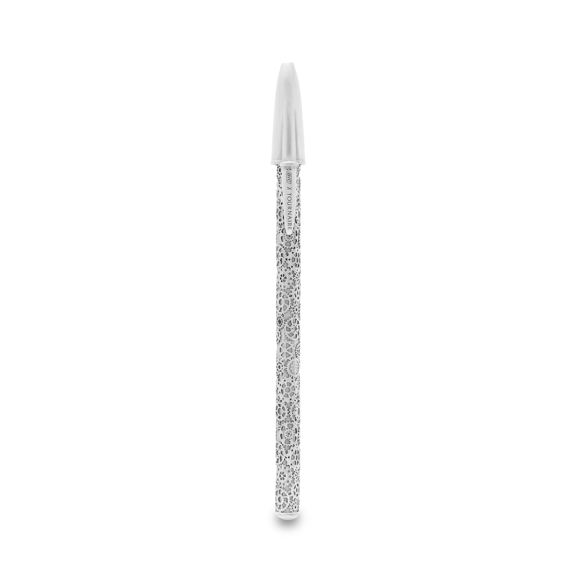 Bic cristal engrenages blanc