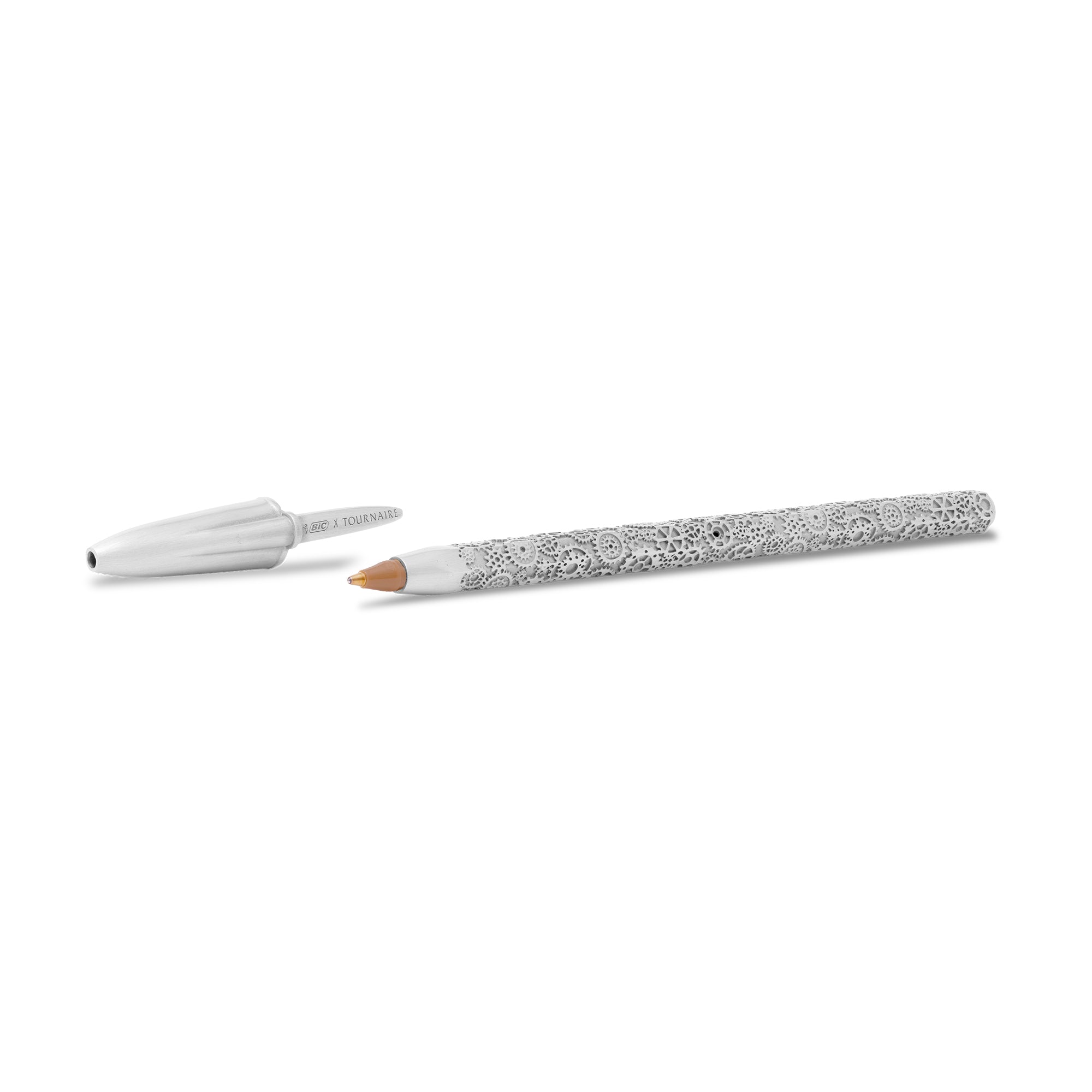 Bic cristal engrenages blanc