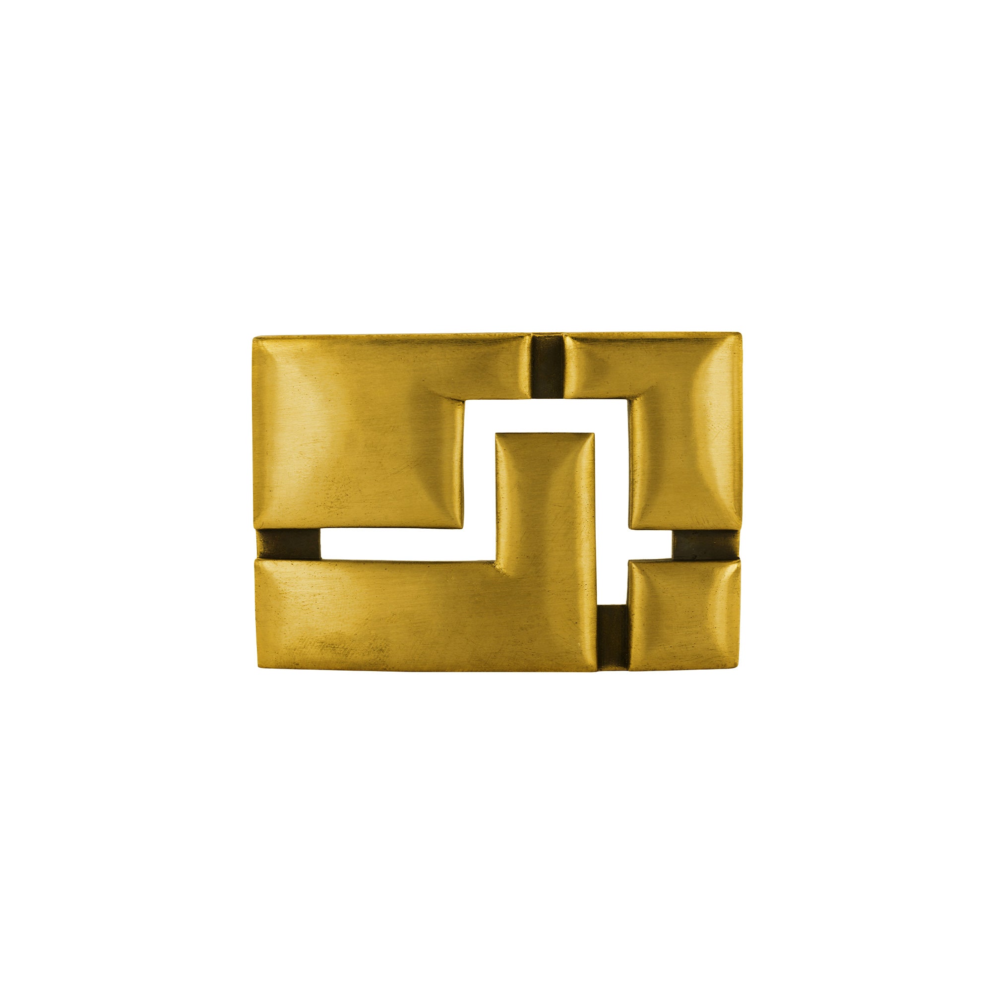 BOUCLE DE CEINTURE FEMME BRONZE - PLASTIQUE - FABRIQUÉE EN ITALIE - NEUF SANS ÉTIQUETTE