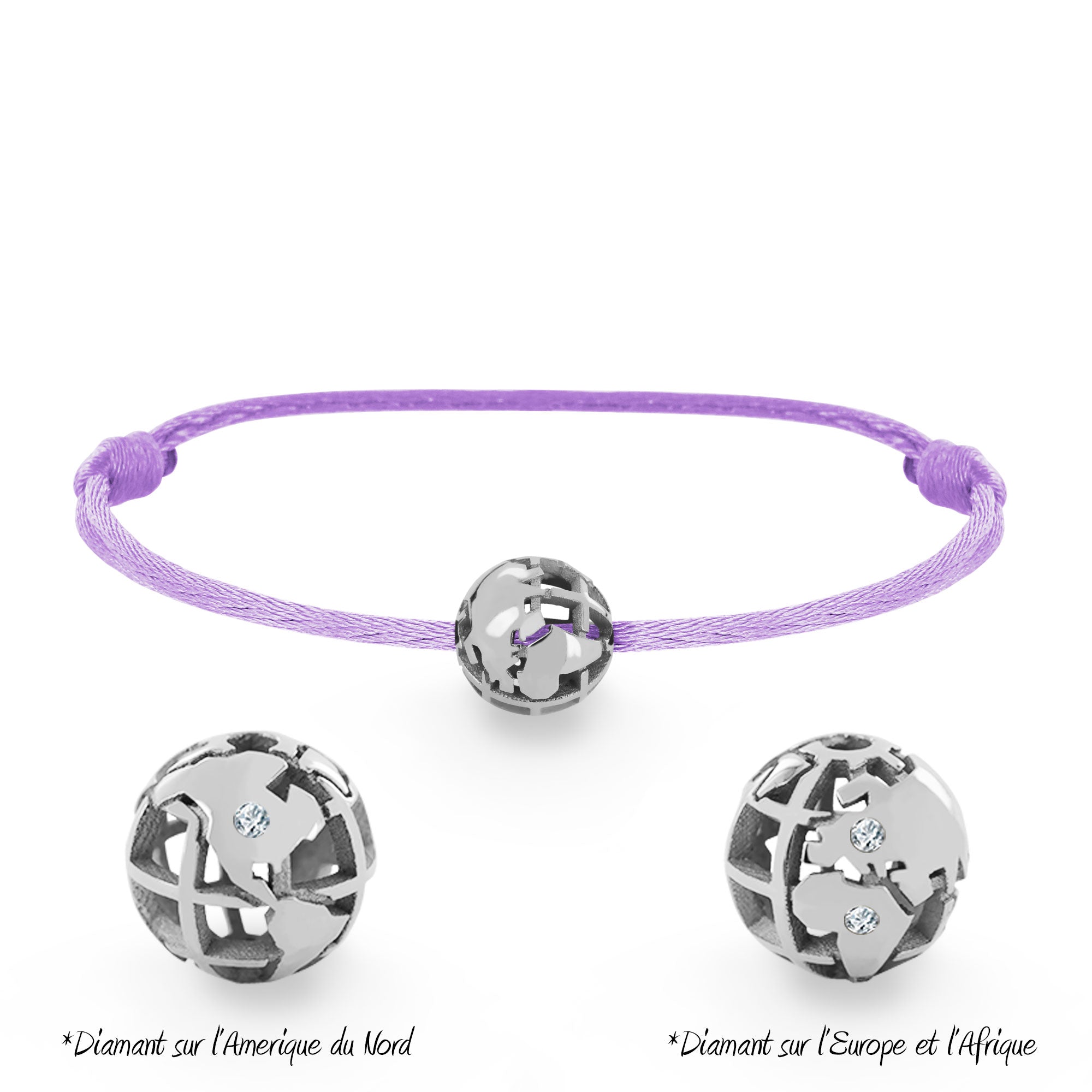 Bracelet Perle de voyage personnalisable