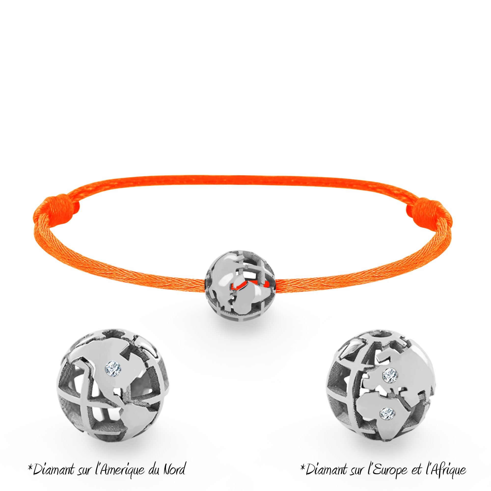 Bracelet Perle de voyage personnalisable