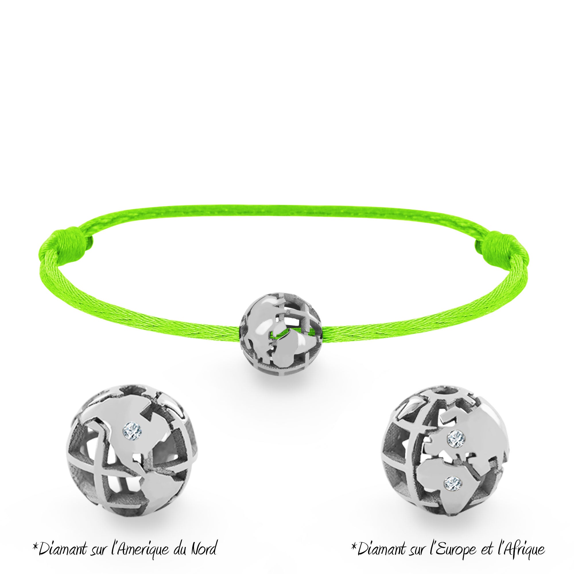 Bracelet Perle de voyage personnalisable