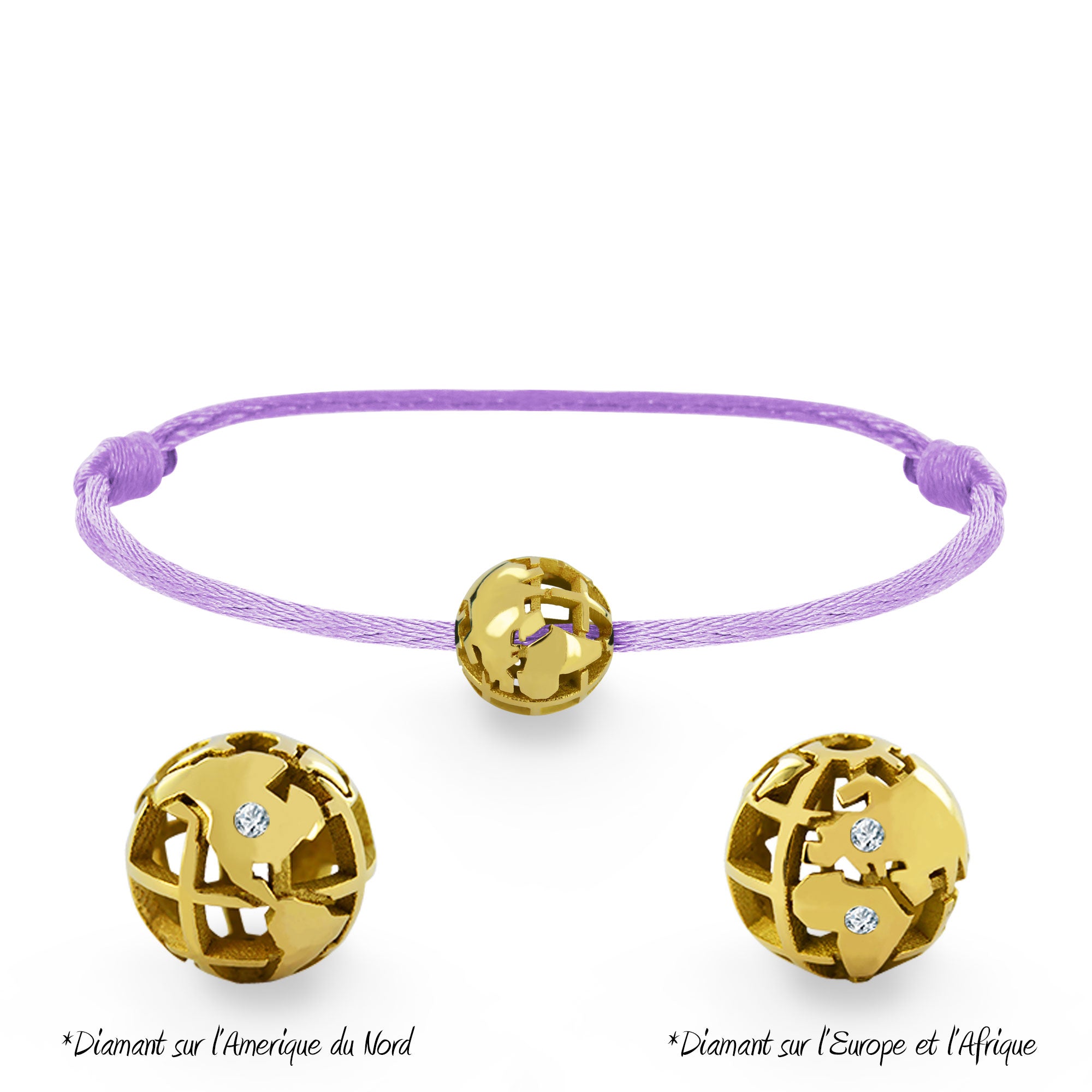 Bracelet Perle de voyage personnalisable