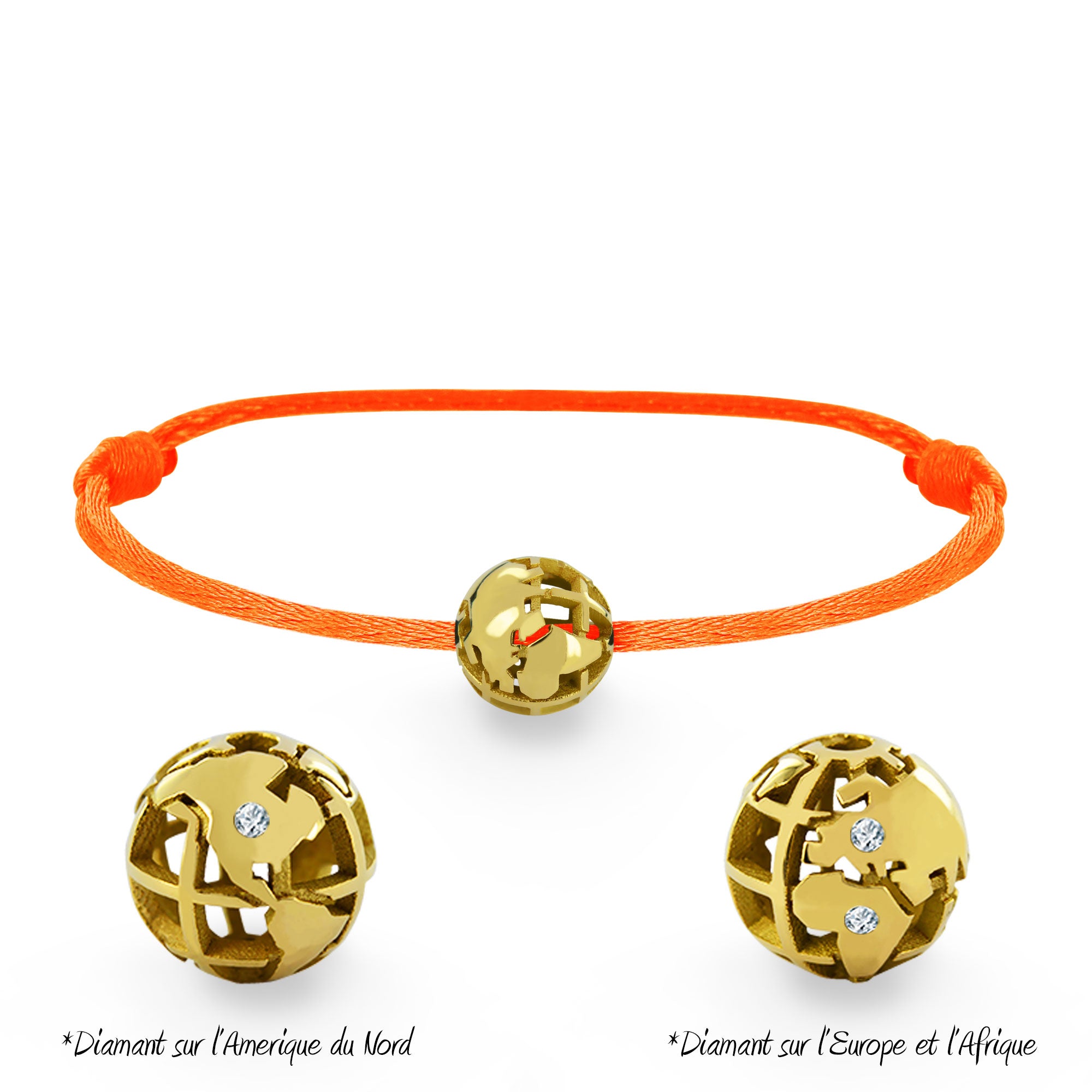 Bracelet Perle de voyage personnalisable