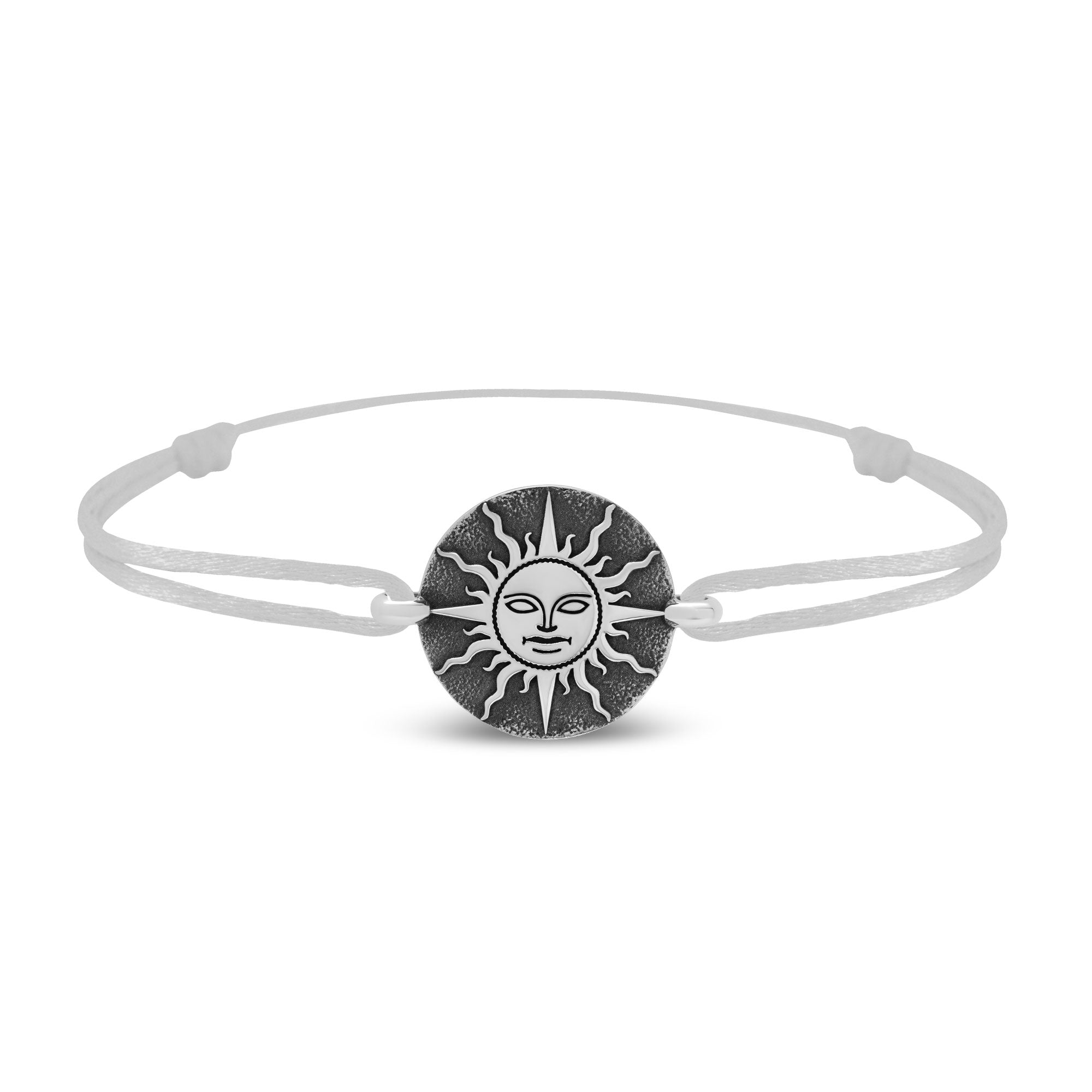 Bracelet lien soleil en argent