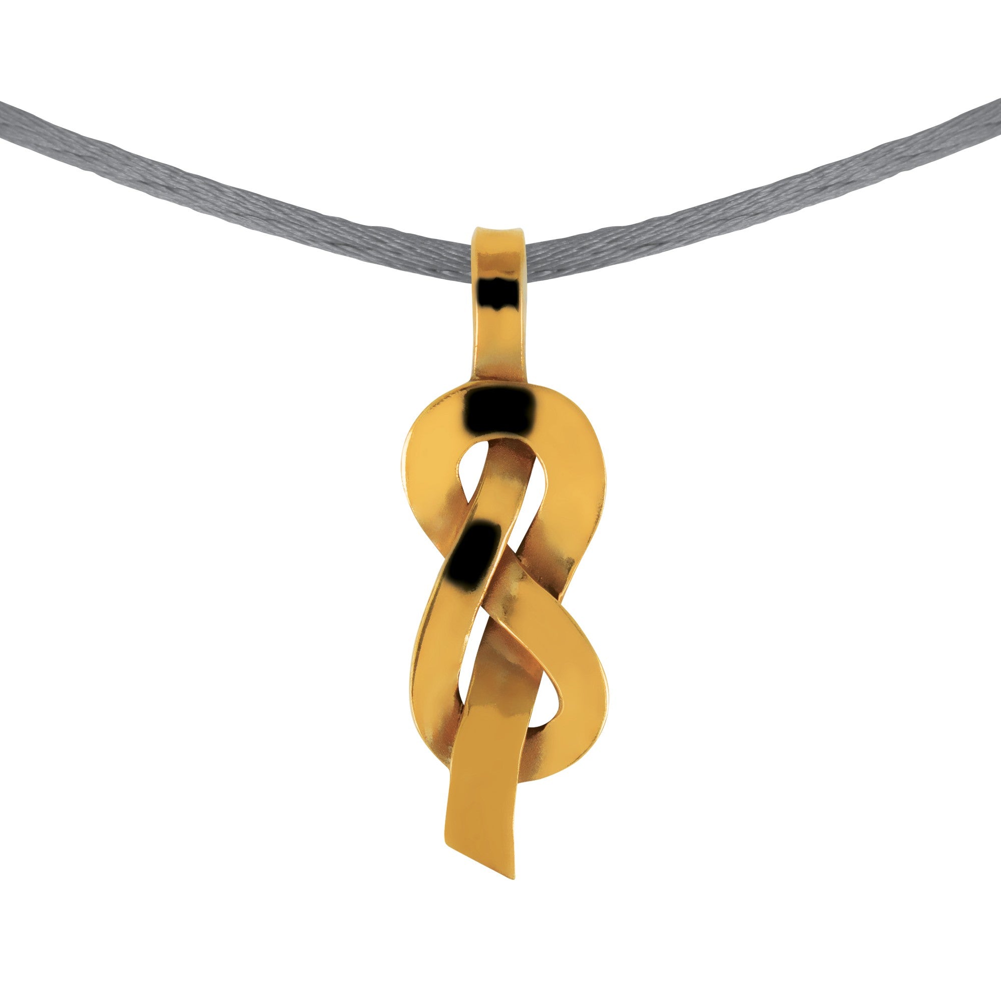 Pendentif Lacs d'Amour en or