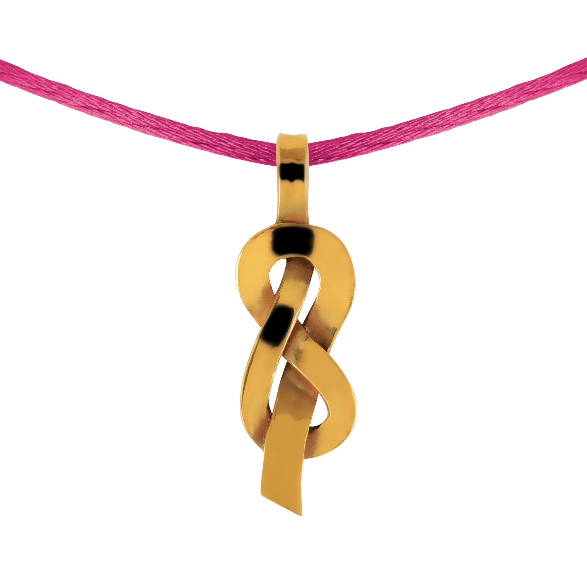 Pendentif Lacs d'Amour en or