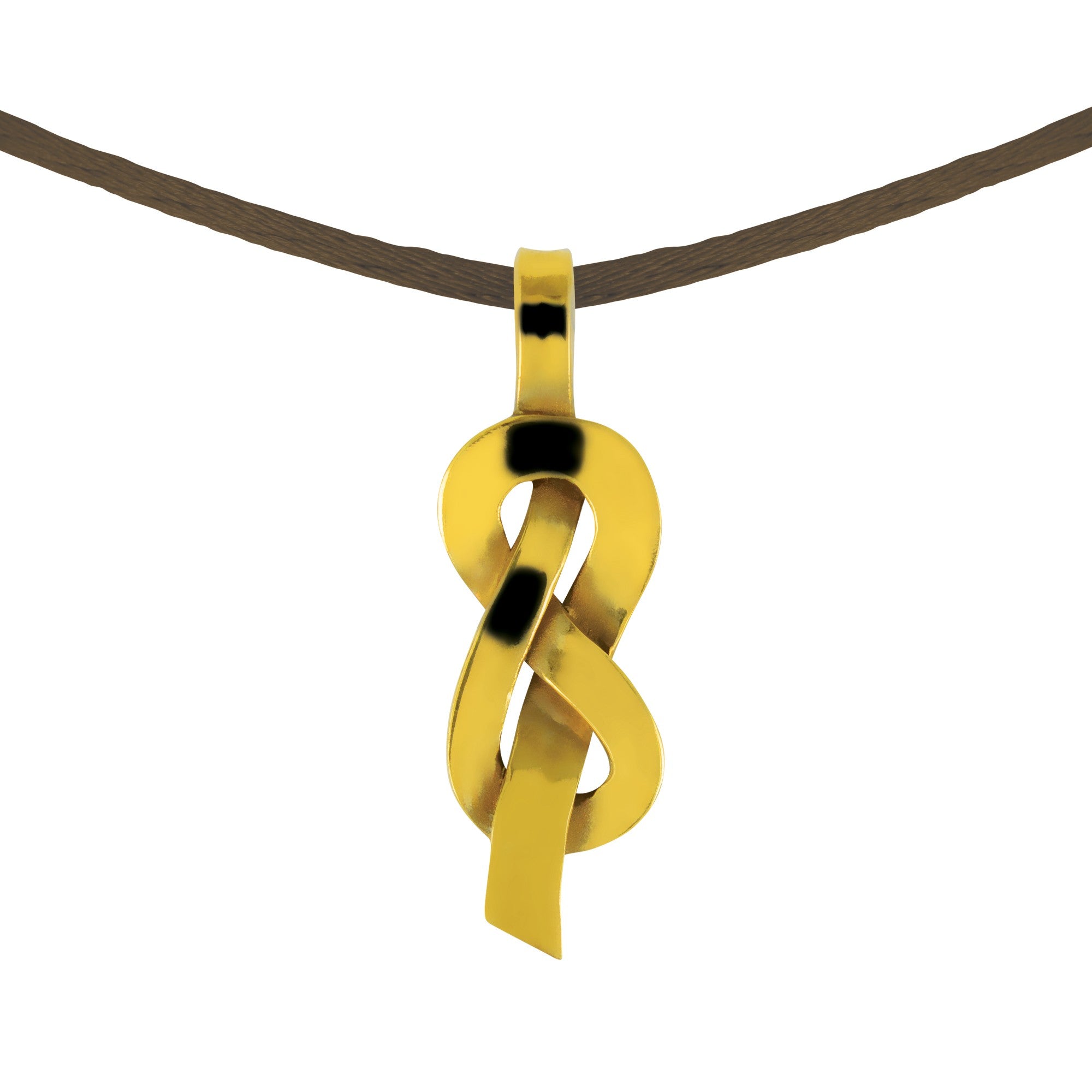Pendentif Lacs d'Amour en or