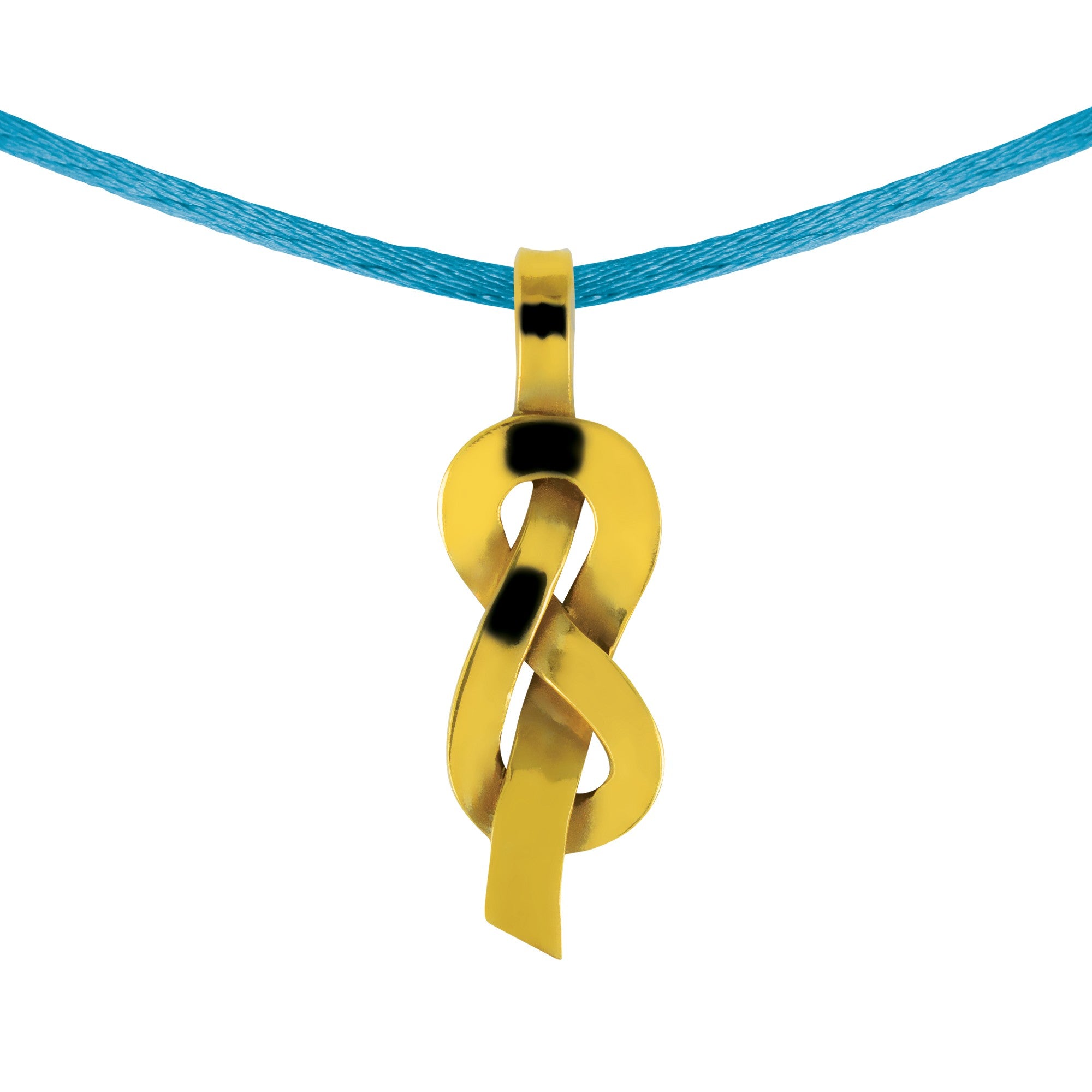 Pendentif Lacs d'Amour en or