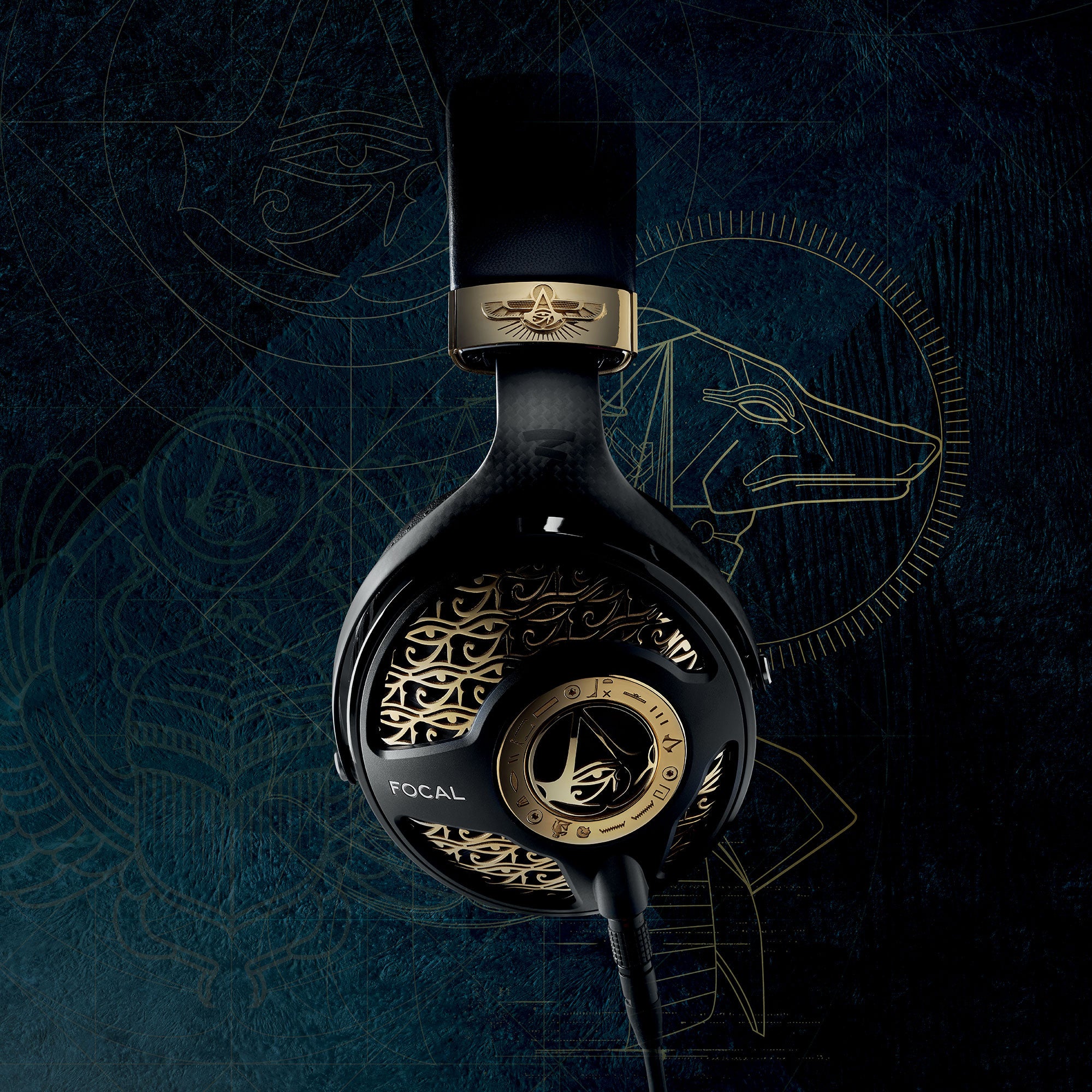 Casque Assassin’s Creed Origins Utopia by Tournaire en or jaune