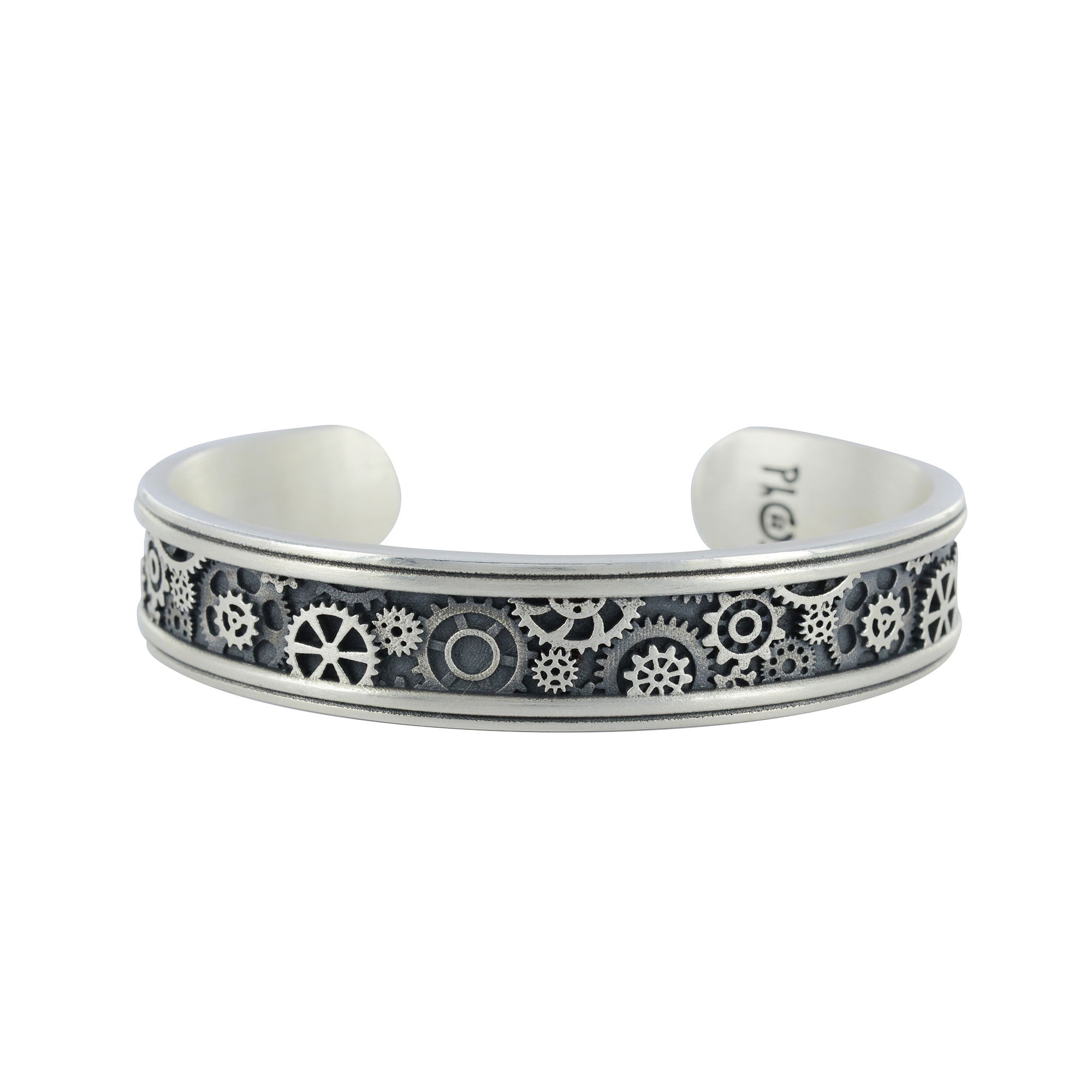 Silver Bracelet Engrenages