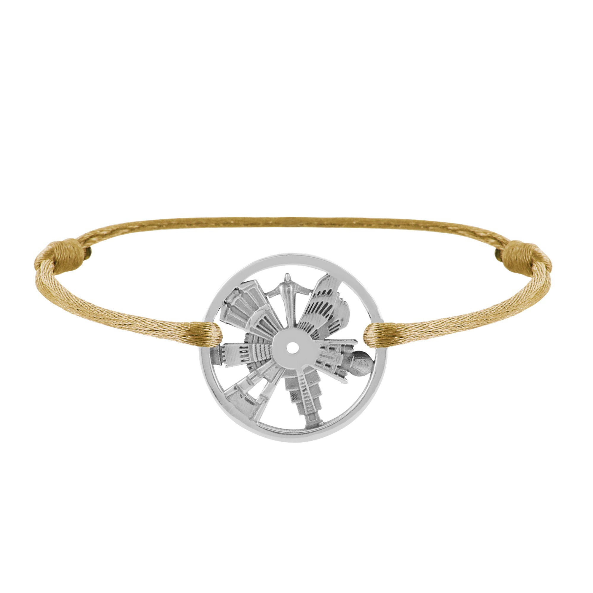 Bracelet 7 Merveilles Du Monde en Or