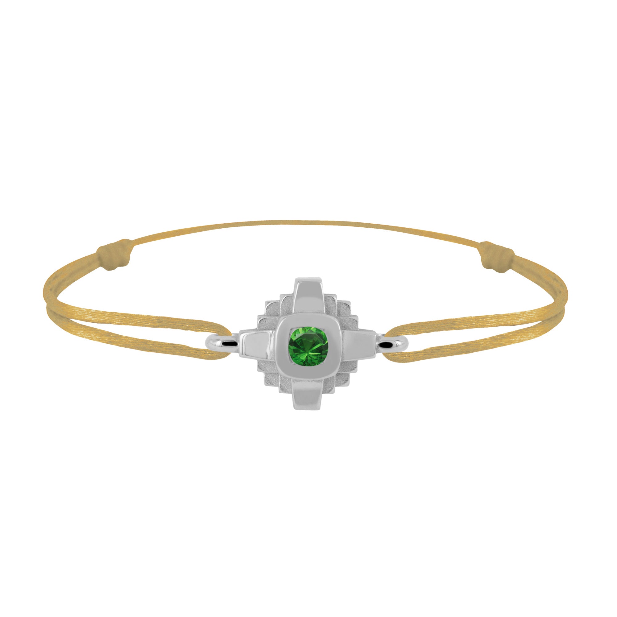 Bracelet Esther Tsavorite verte 3 mm
