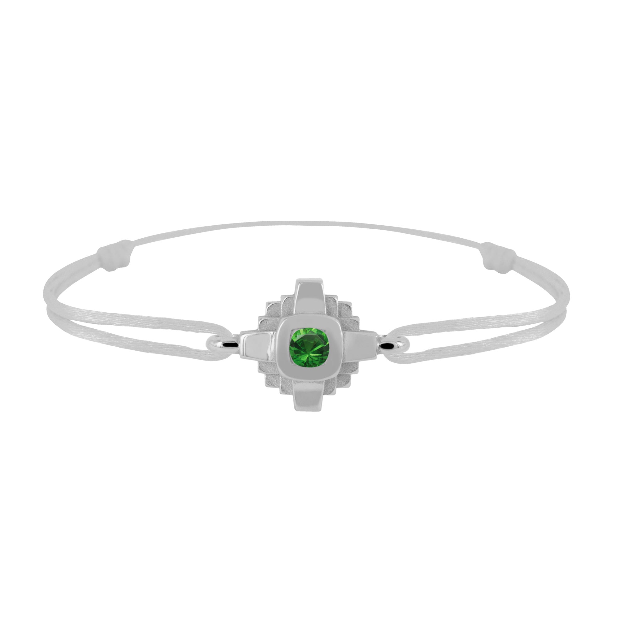 Bracelet Esther Tsavorite verte 3 mm