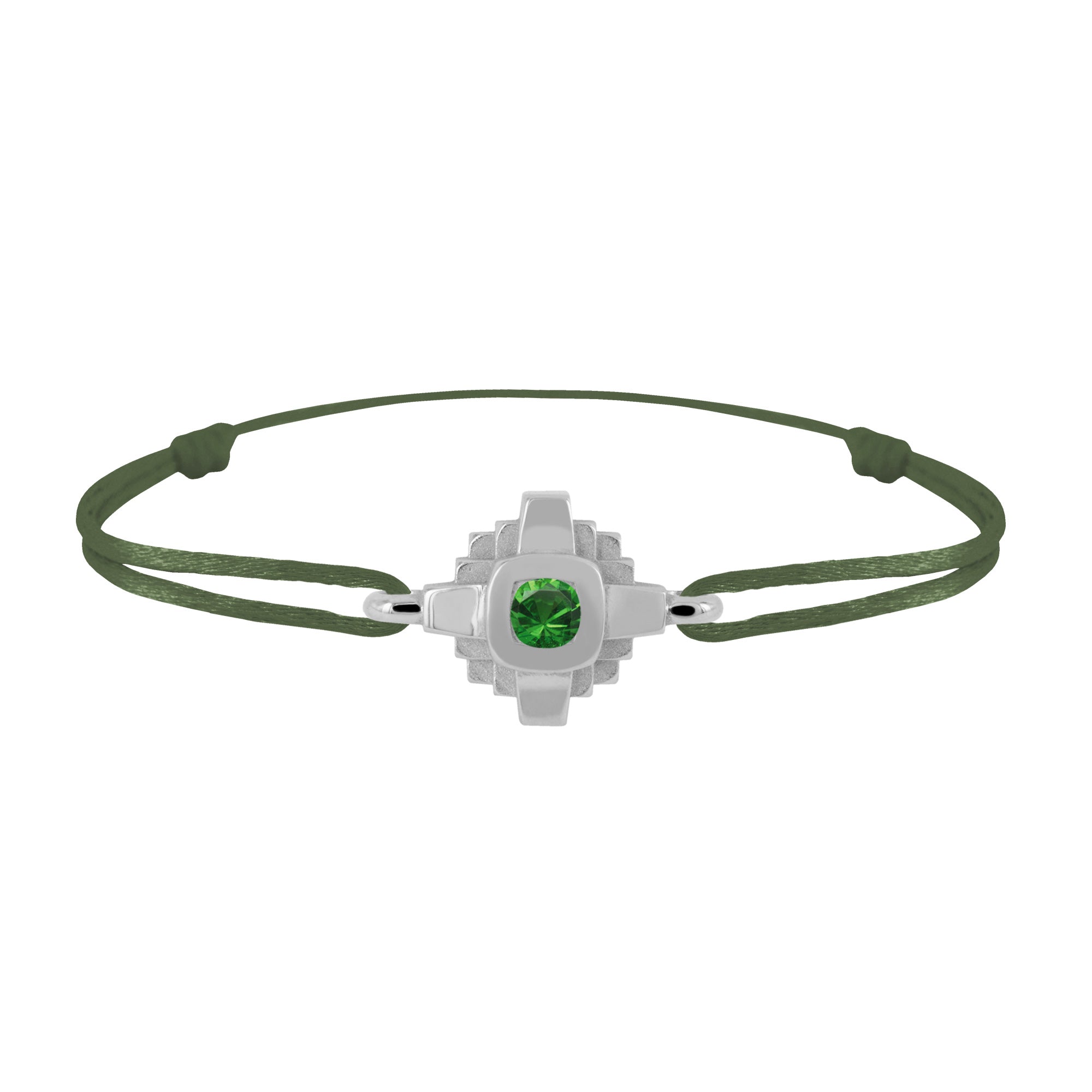 Bracelet Esther Tsavorite verte 3 mm