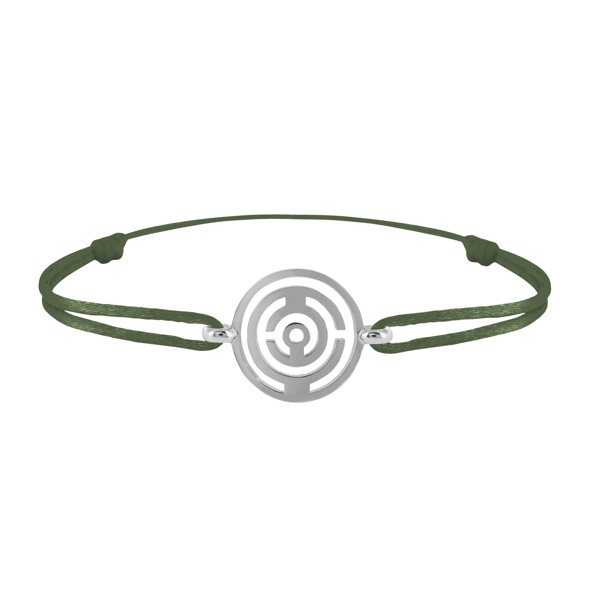 Labyrinth bracelet in gold