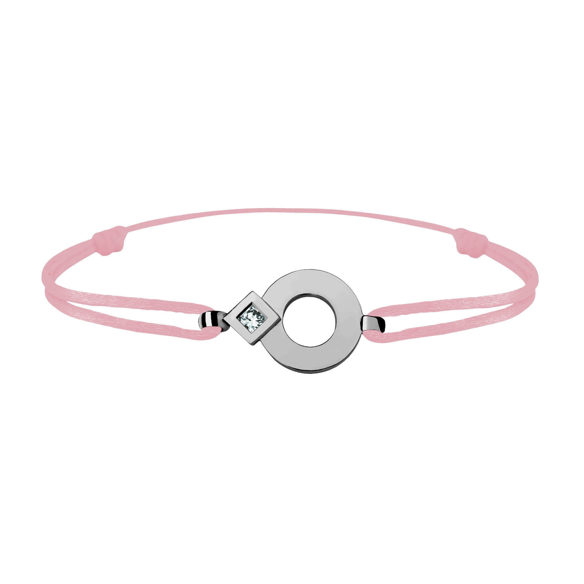 Tournaire gold and diamond link bracelet signe eclipse round