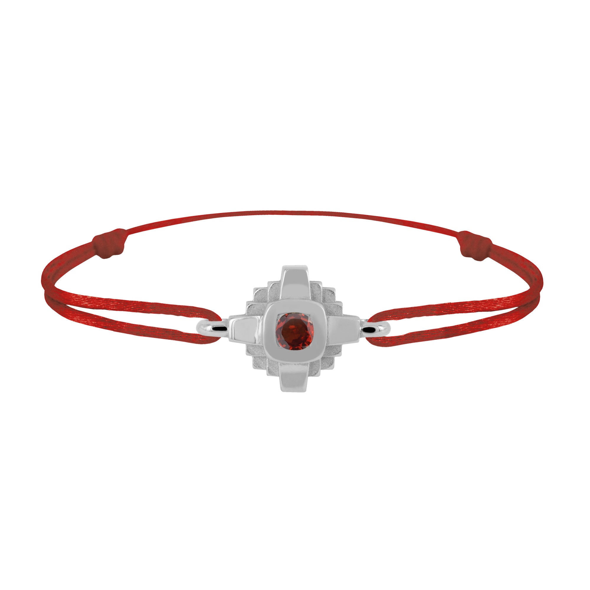 Esther red sapphire 3 mm bracelet